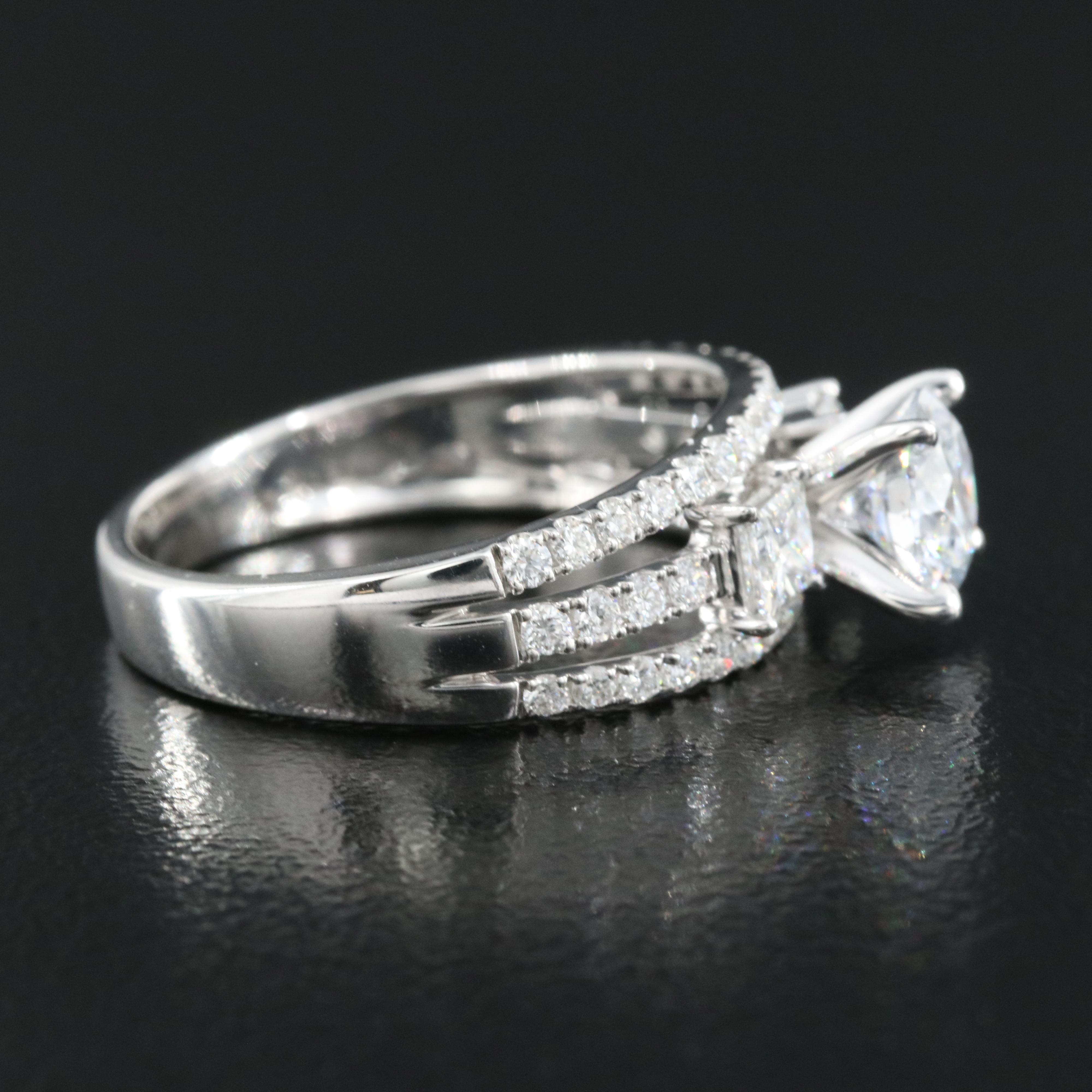 14K 1.62 CTW Lab Grown Diamond Ring