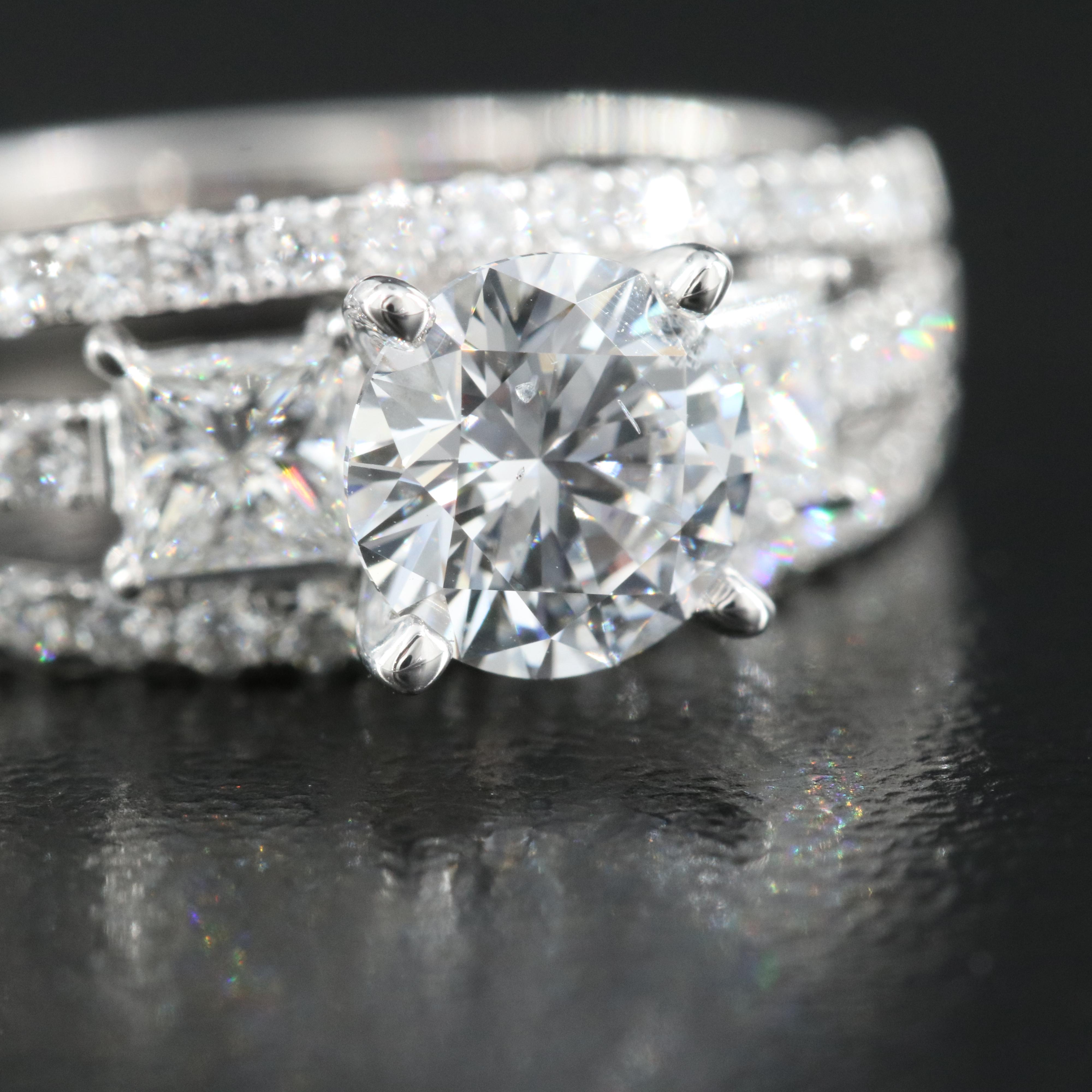 14K 1.62 CTW Lab Grown Diamond Ring