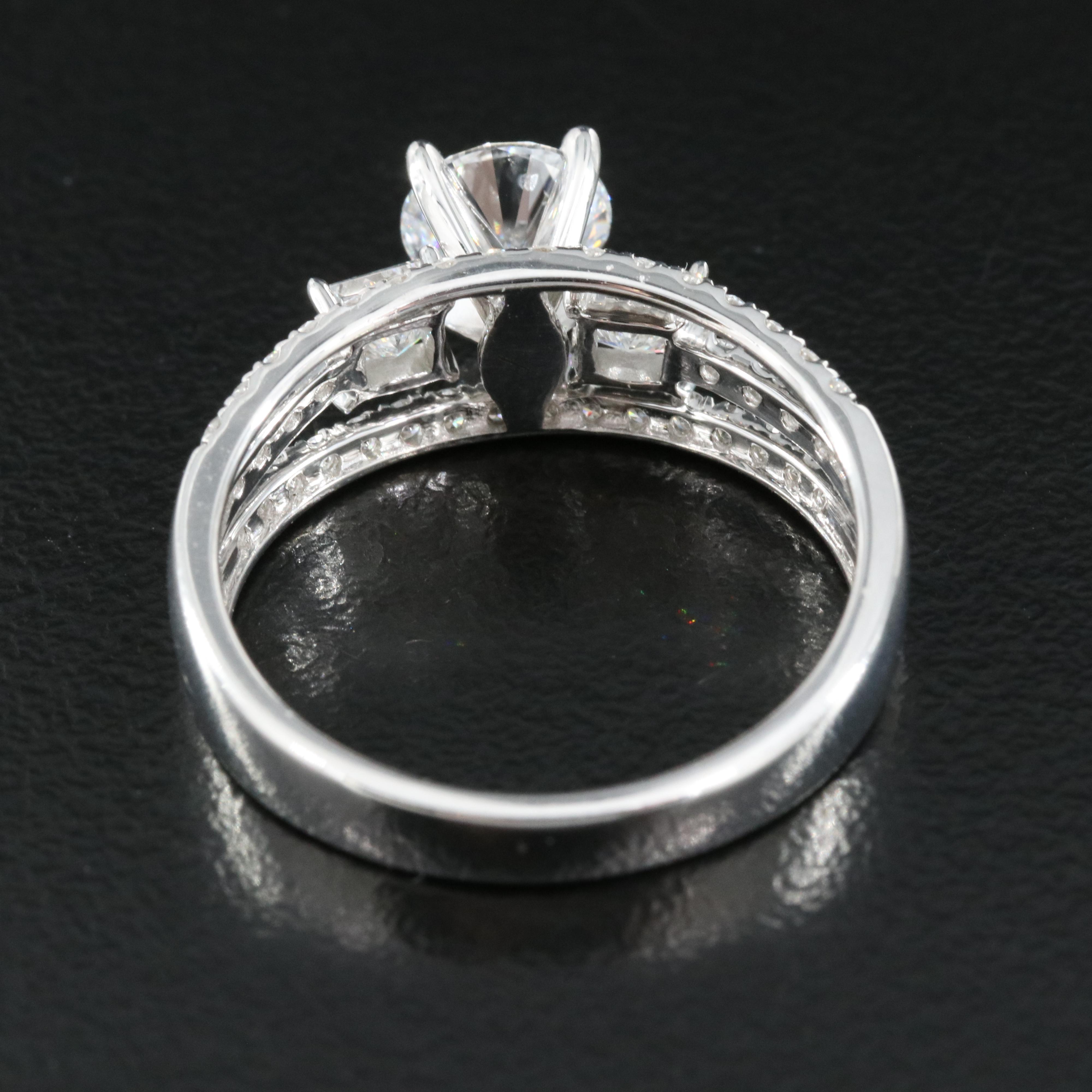 14K 1.62 CTW Lab Grown Diamond Ring