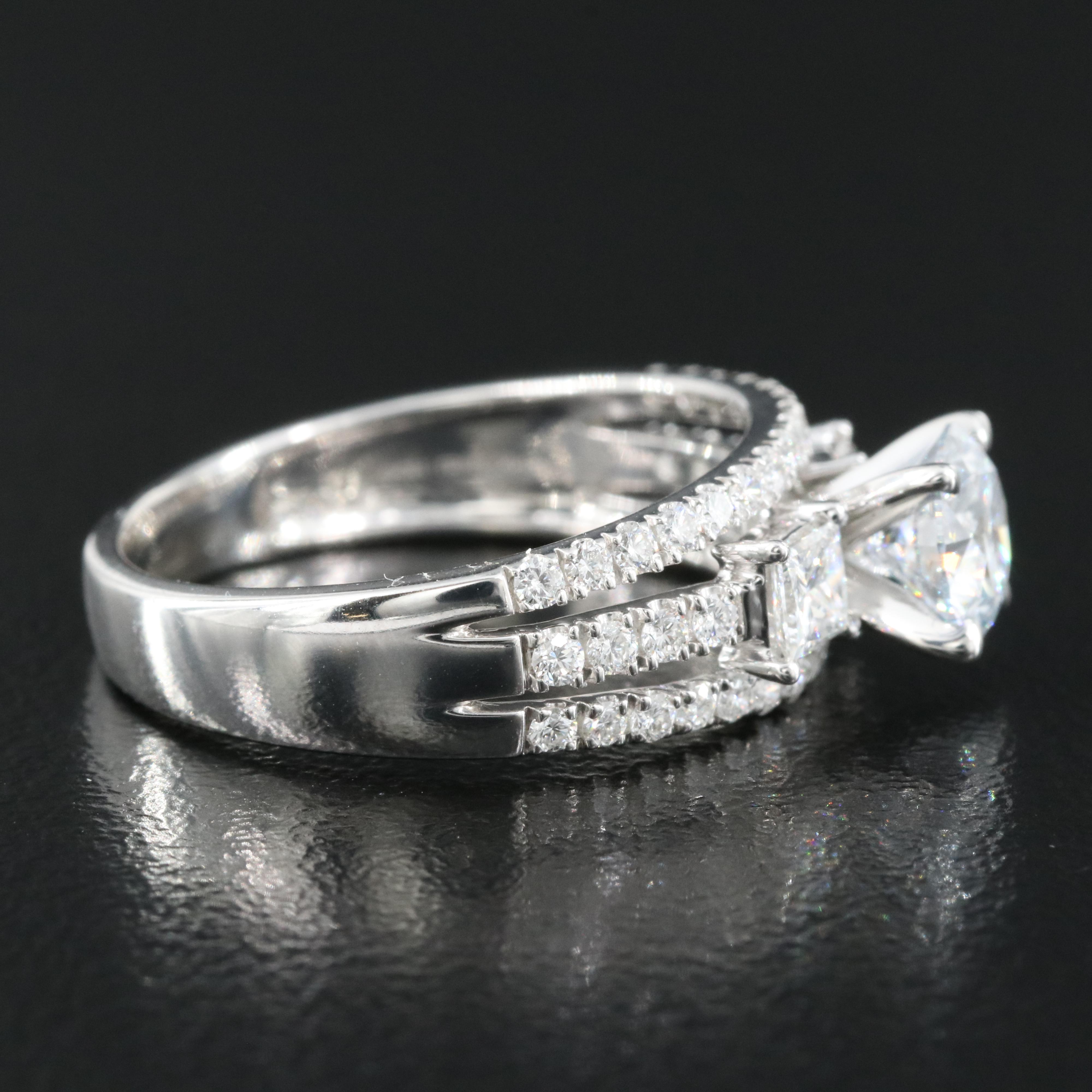 14K 1.57 CTW Lab Grown Diamond Ring