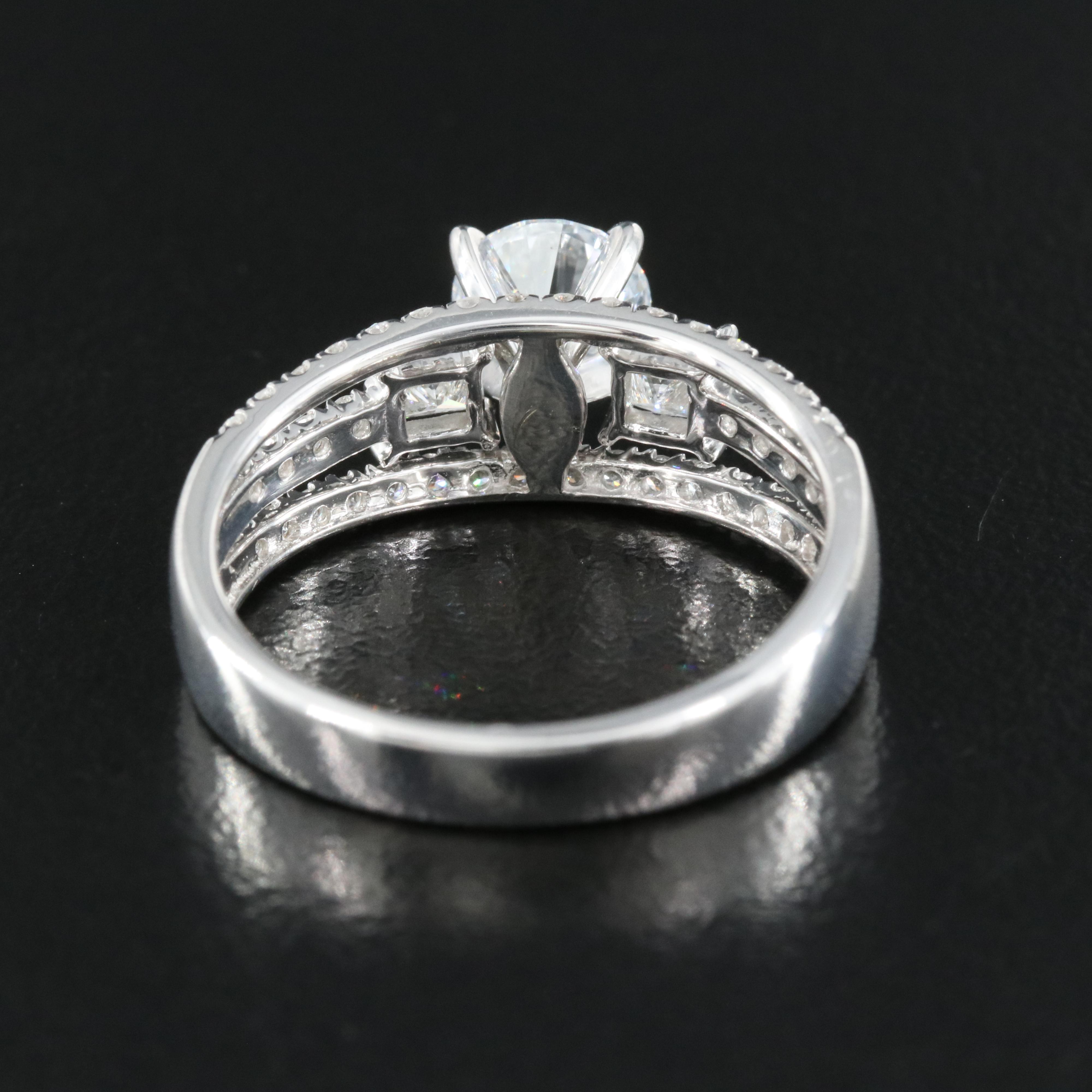 14K 1.57 CTW Lab Grown Diamond Ring