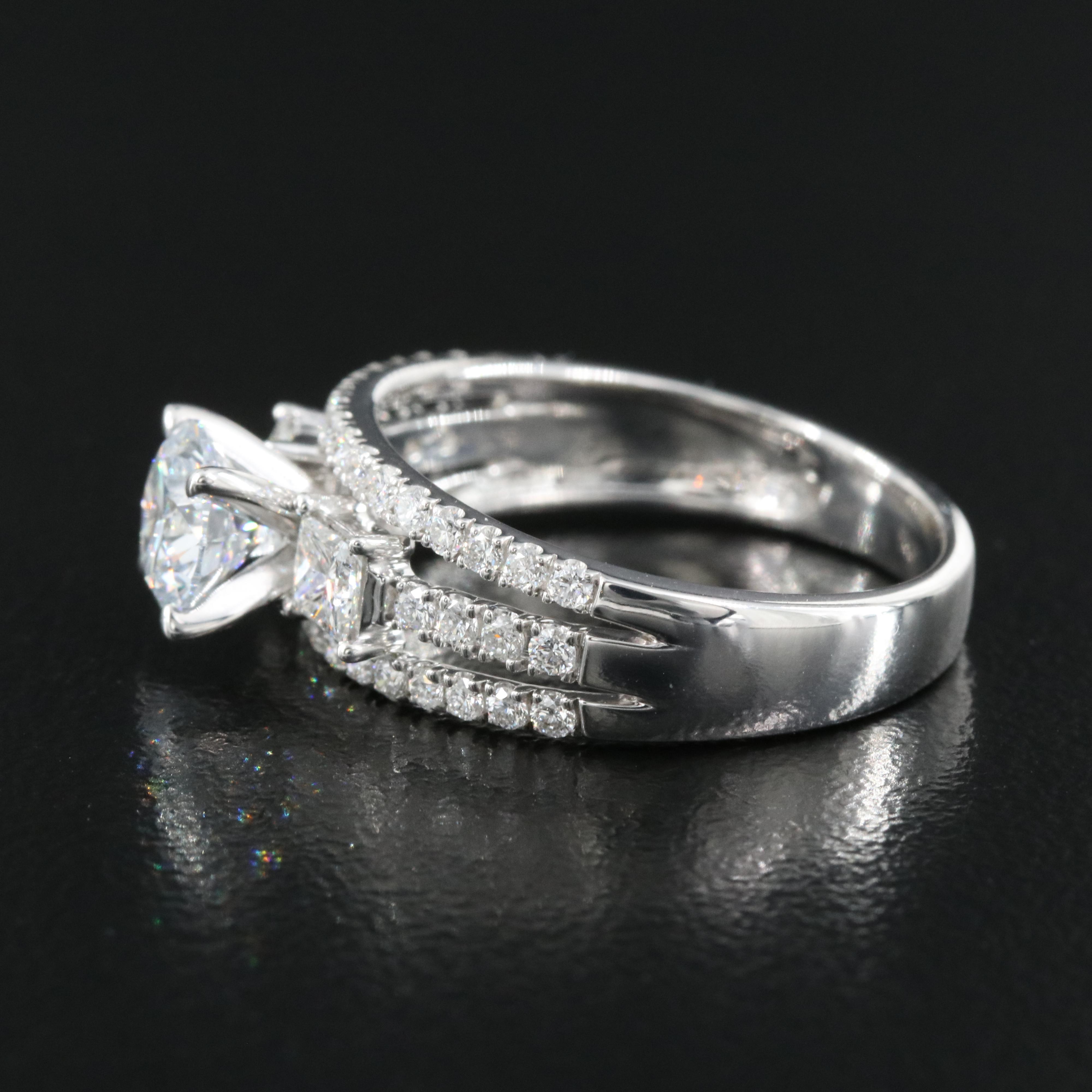 14K 1.57 CTW Lab Grown Diamond Ring