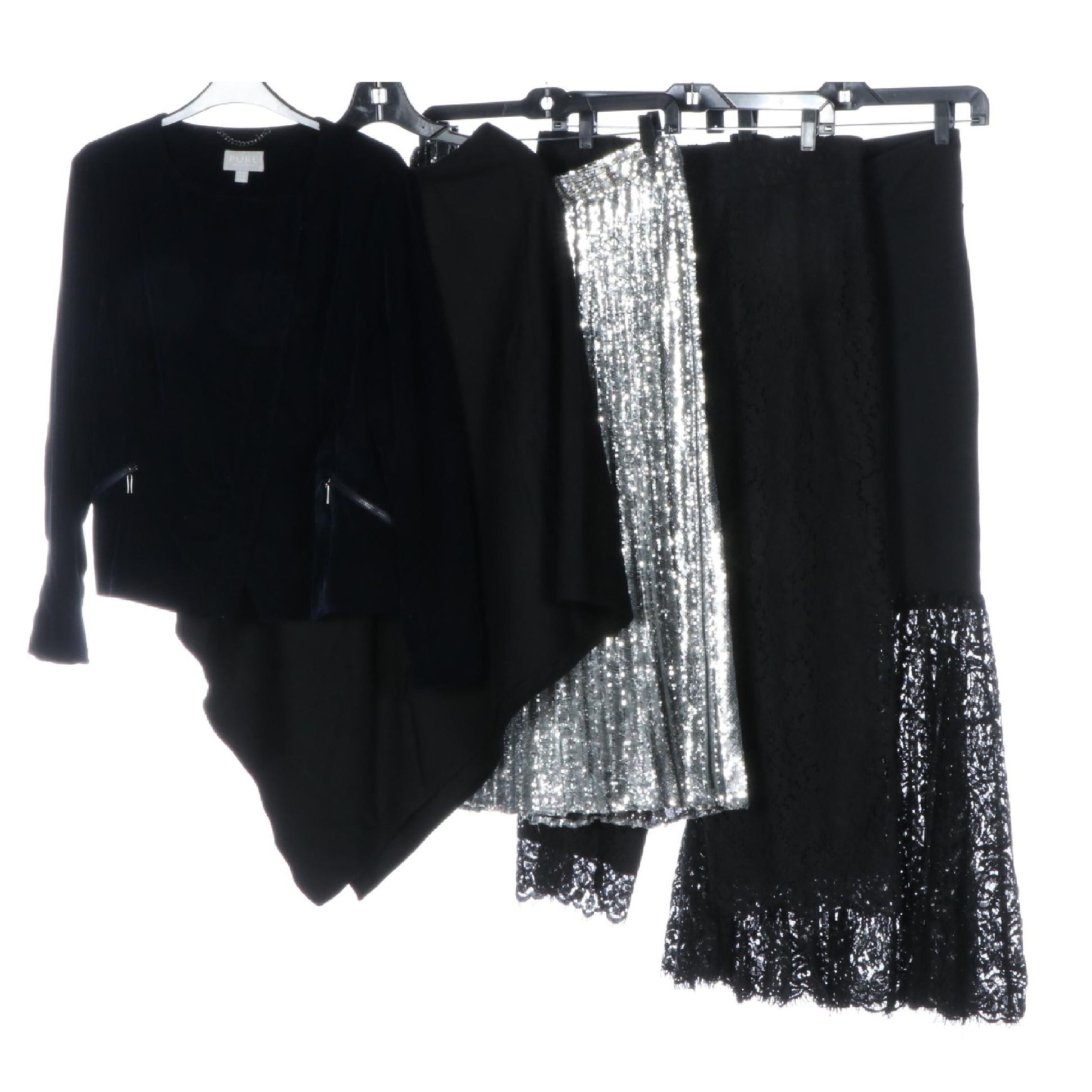 Philosophy Pleated Sequin Skirt and More Assorted Women's Clothing