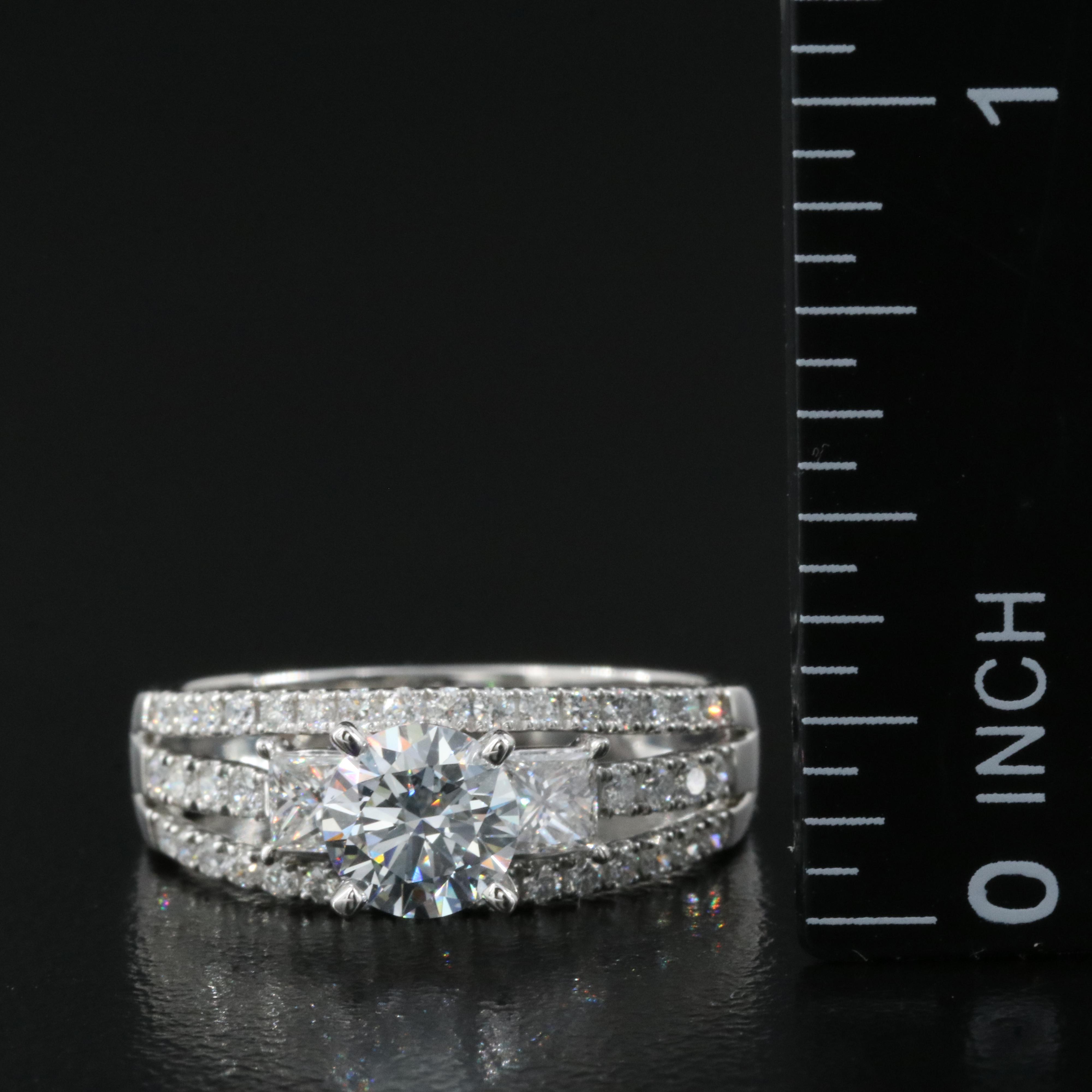 14K 1.60 CTW Lab Grown Diamond Ring