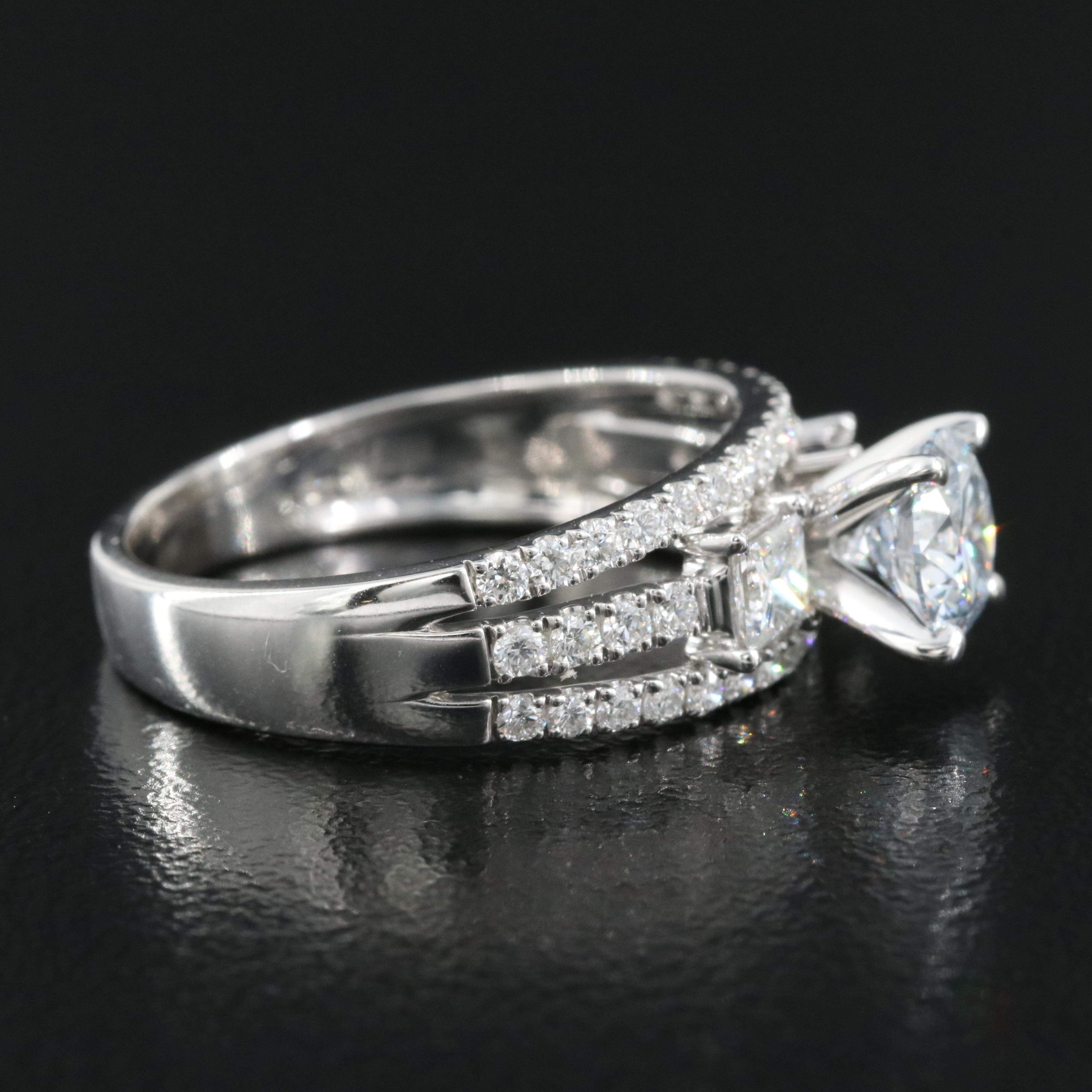 14K 1.60 CTW Lab Grown Diamond Ring
