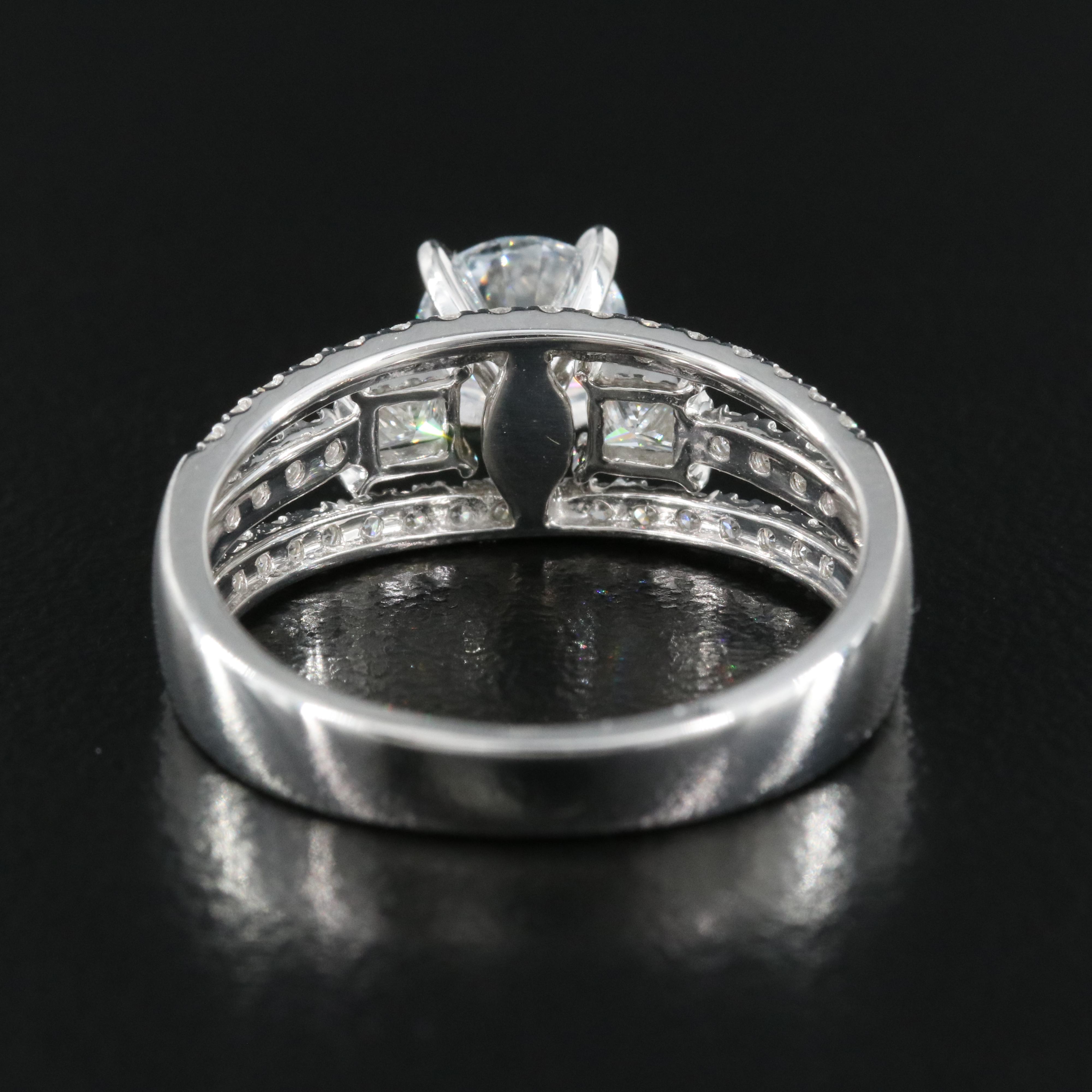 14K 1.60 CTW Lab Grown Diamond Ring