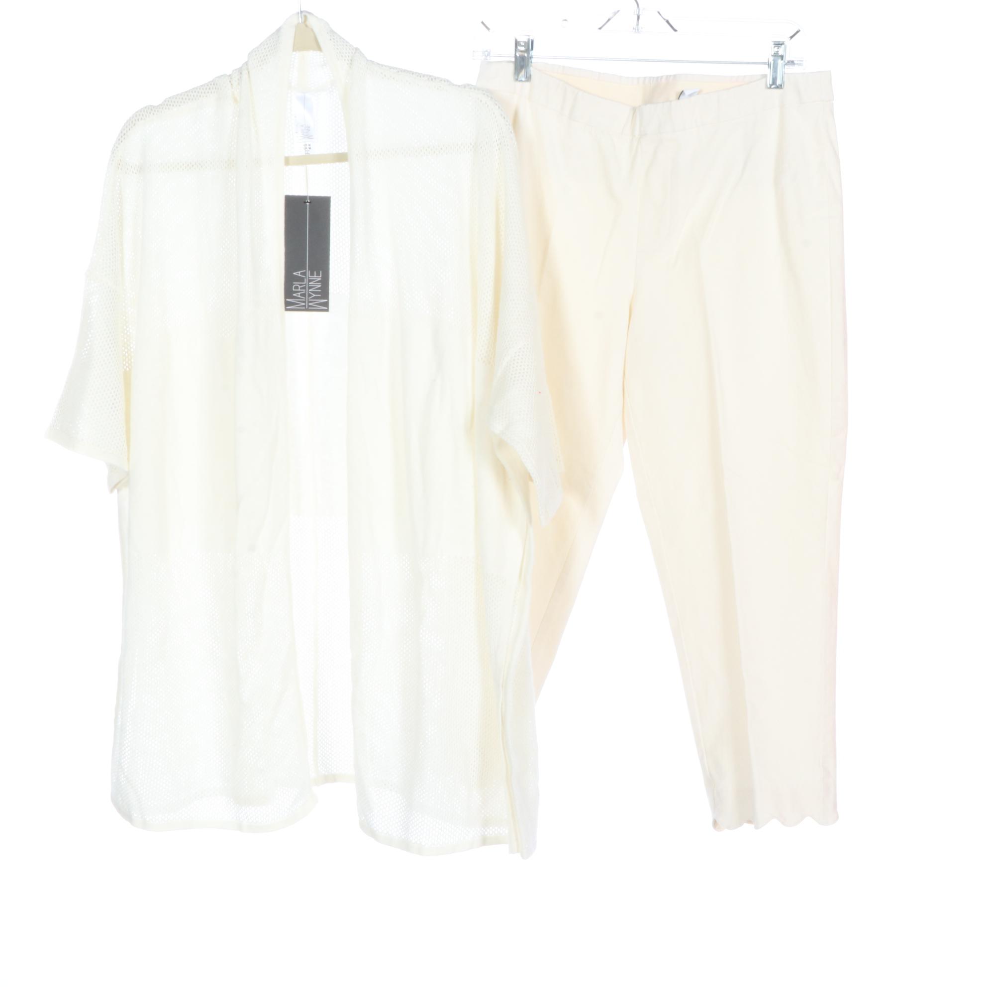 Vasna Smocked Top, Marla Wynne Cardigan, Ralph Lauren Pants, and More Separates