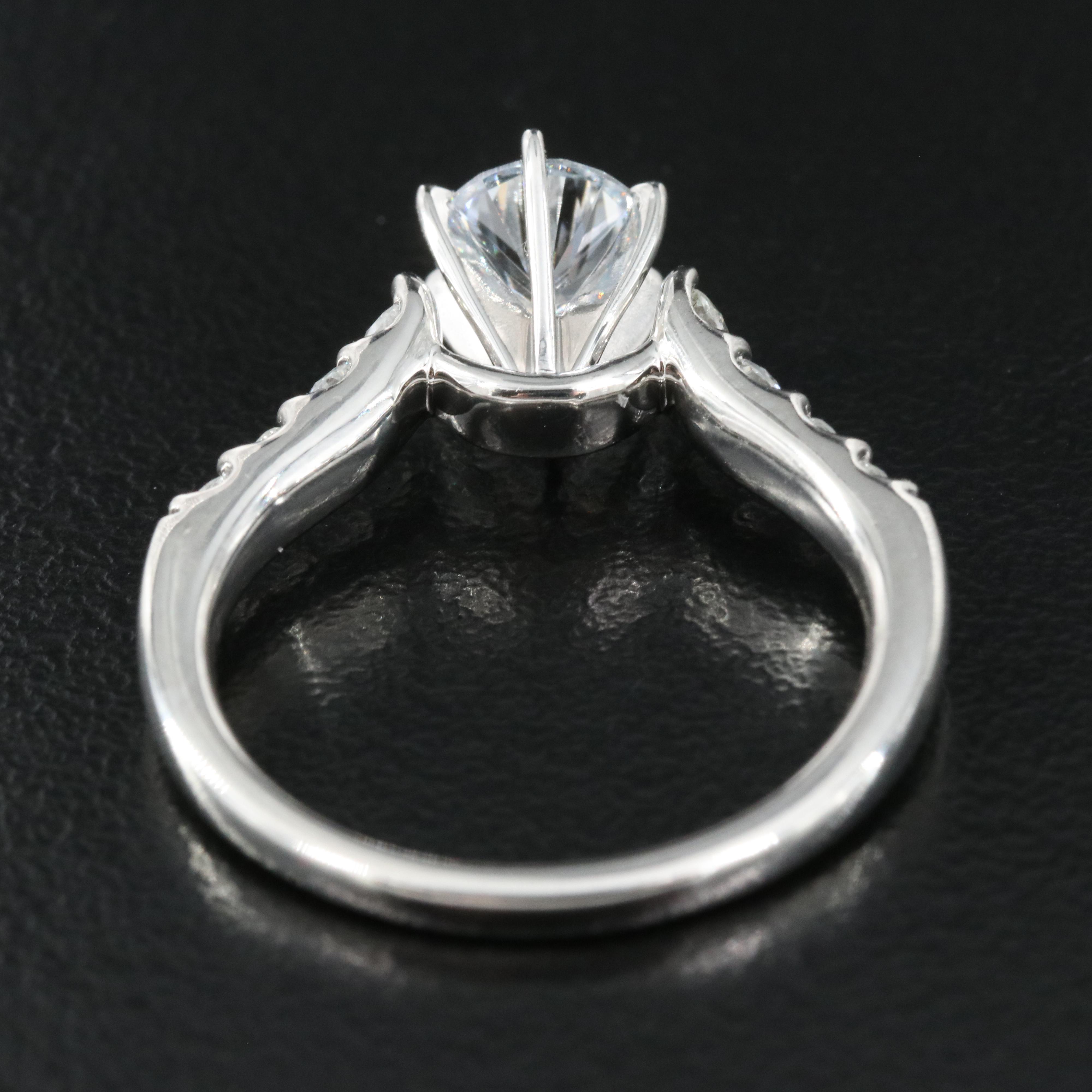 Platinum 1.30 Lab Grown Diamond Ring