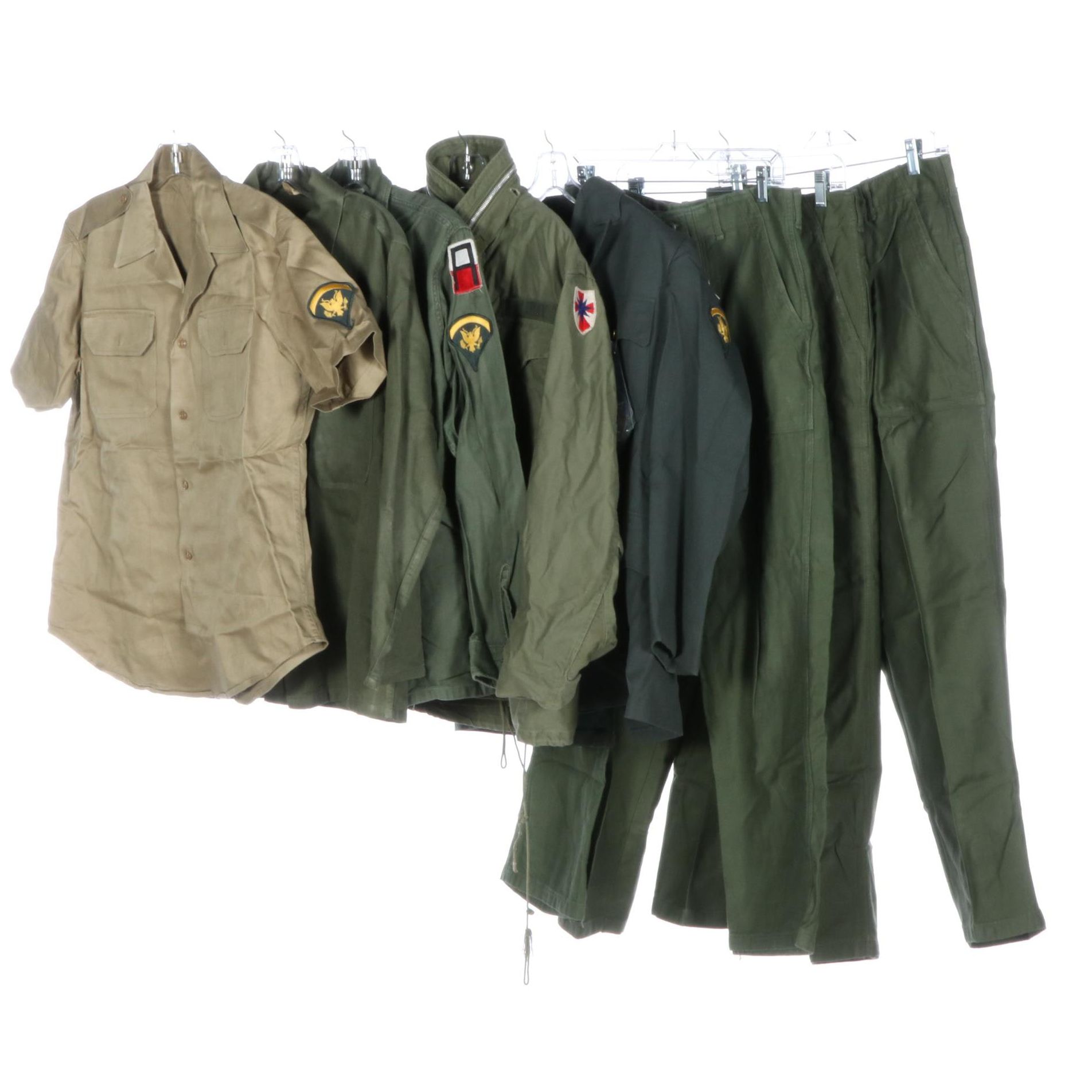 Vietnam Era U.S. Army Uniform Jackets, Shirts and Trousers