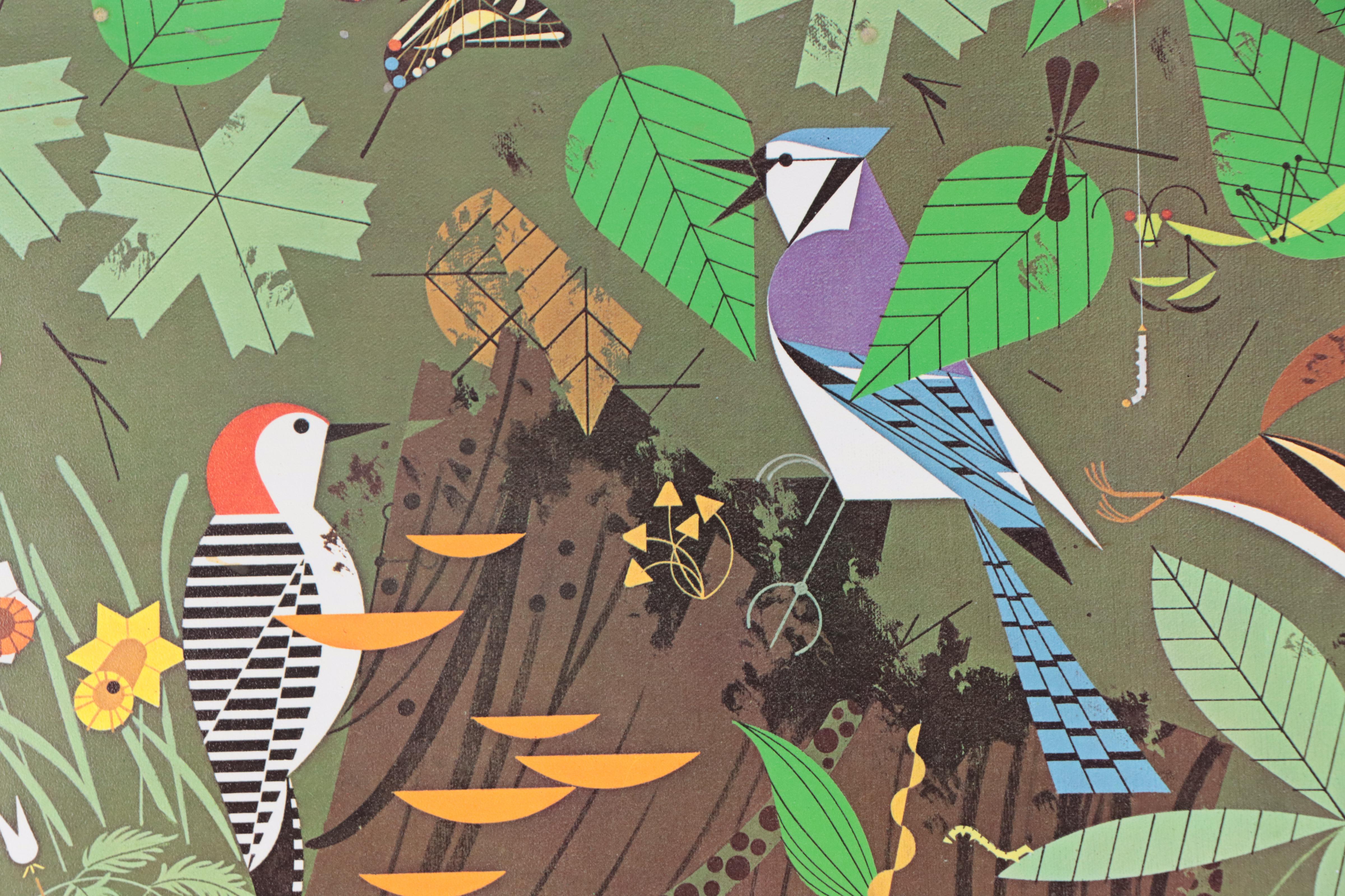 Charley Harper Offset Lithograph Poster for Cincinnati Nature Center