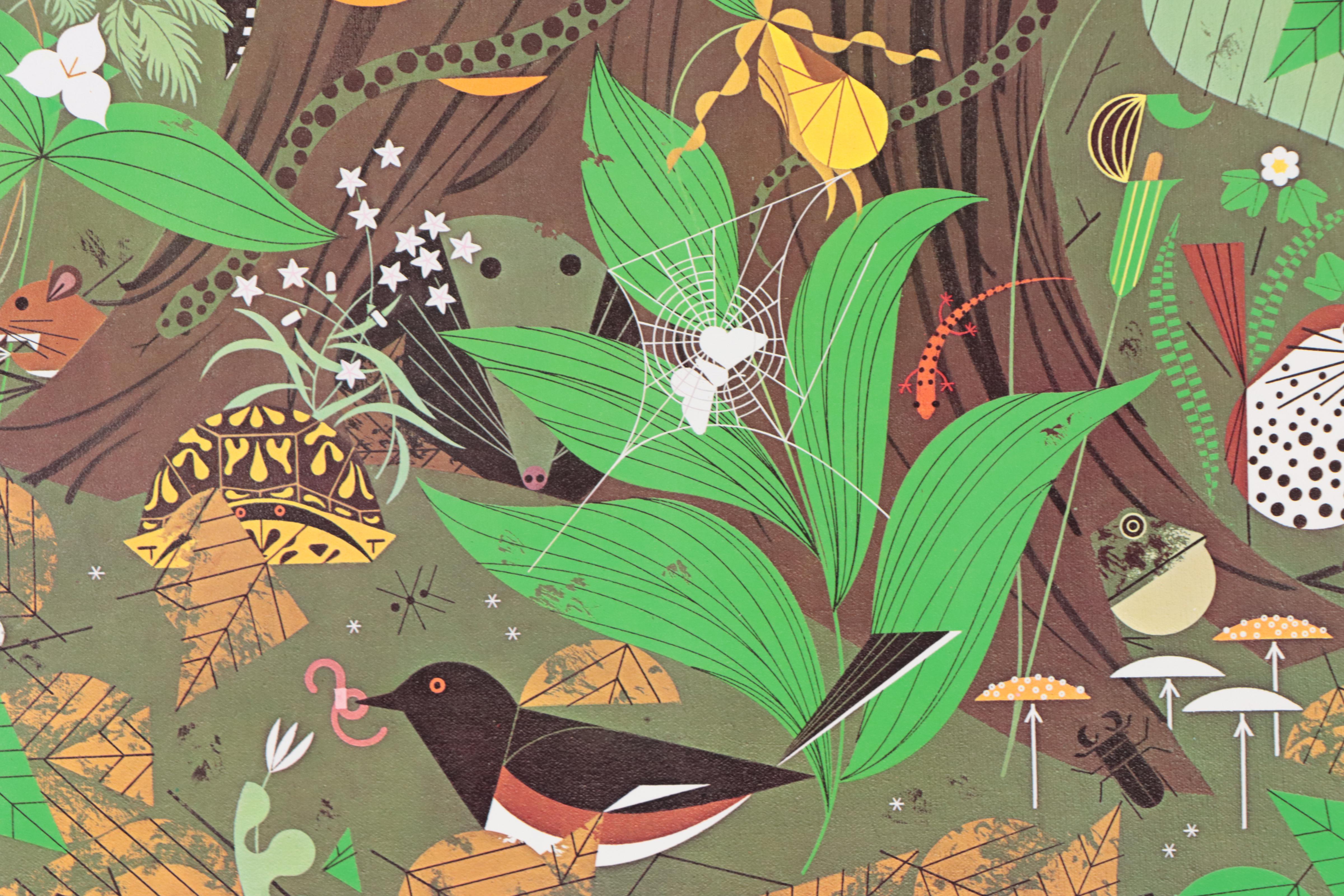 Charley Harper Offset Lithograph Poster for Cincinnati Nature Center