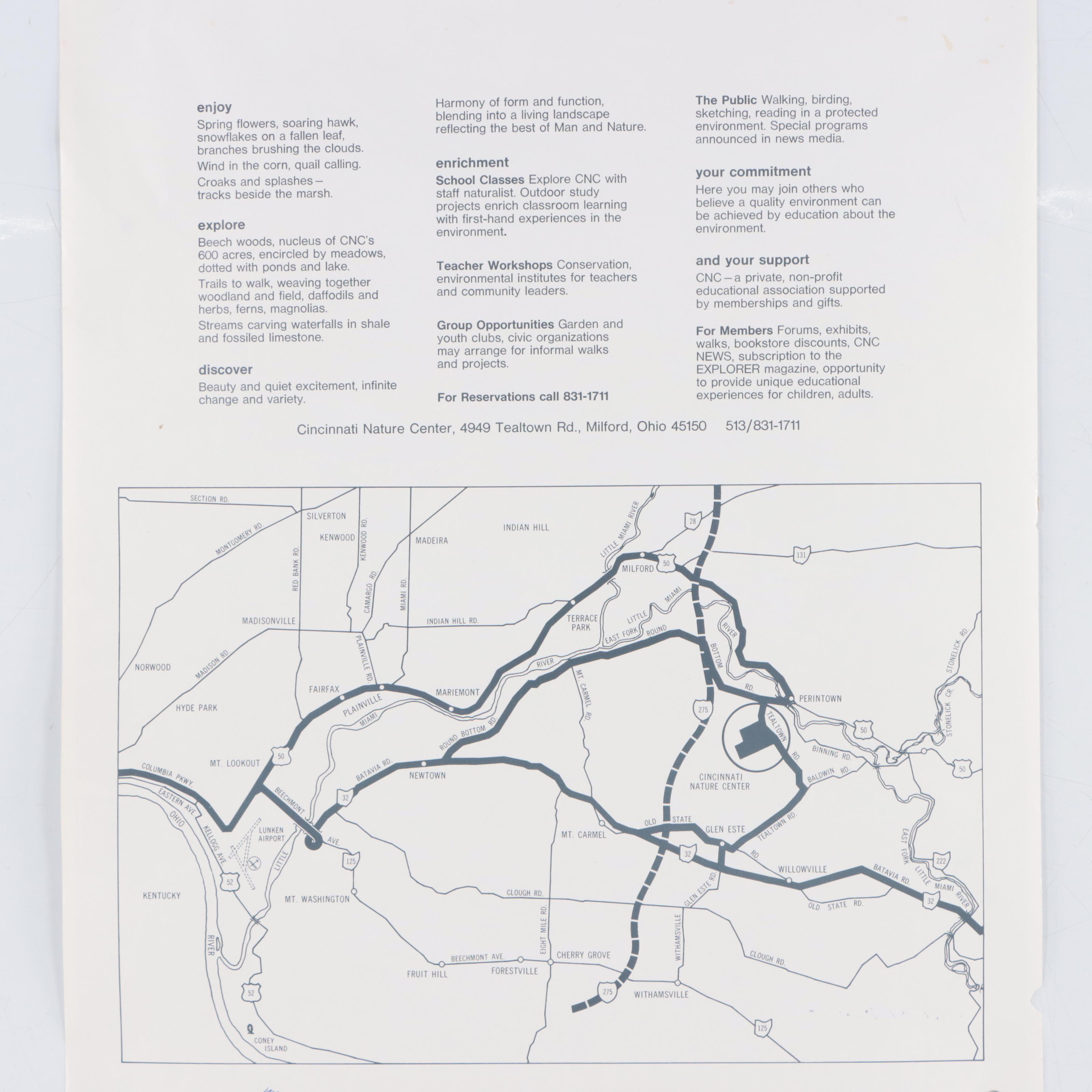 Charley Harper Offset Lithograph Poster for Cincinnati Nature Center