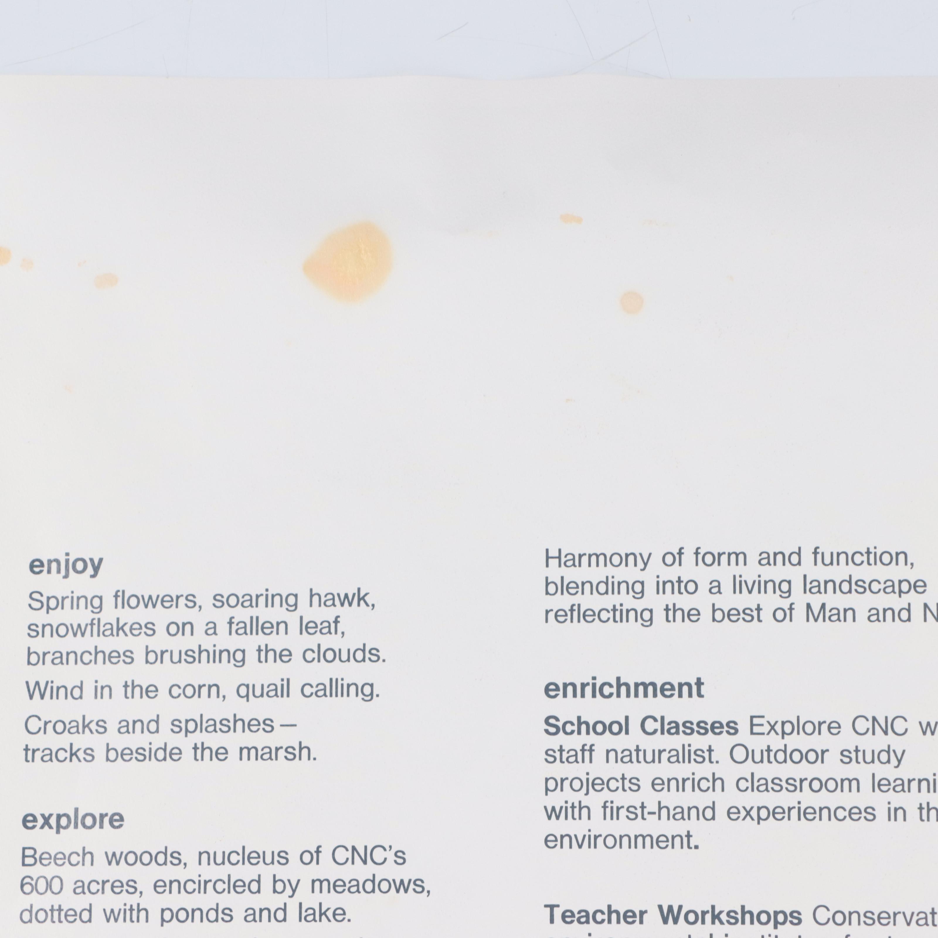 Charley Harper Offset Lithograph Poster for Cincinnati Nature Center