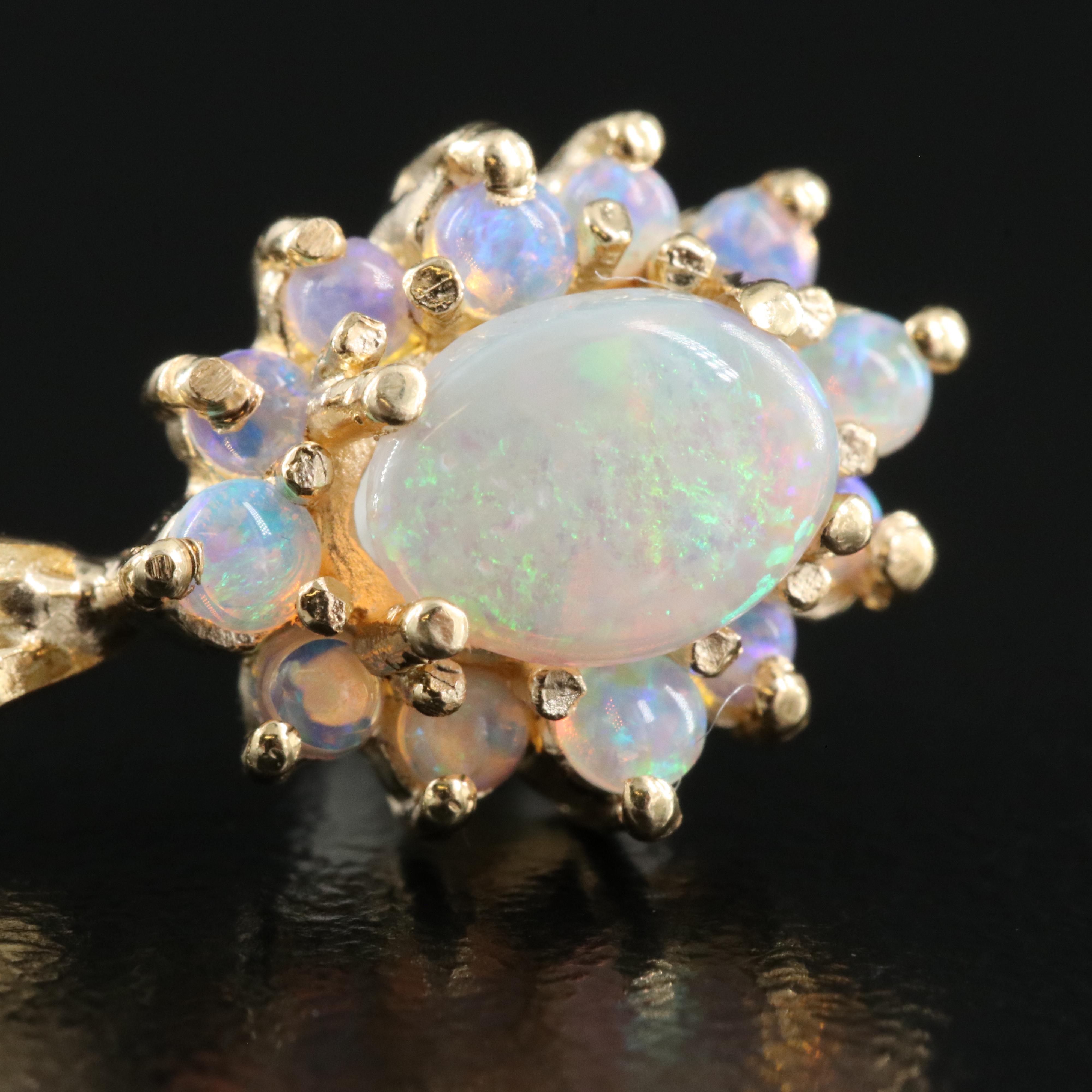 14K Opal Pendant