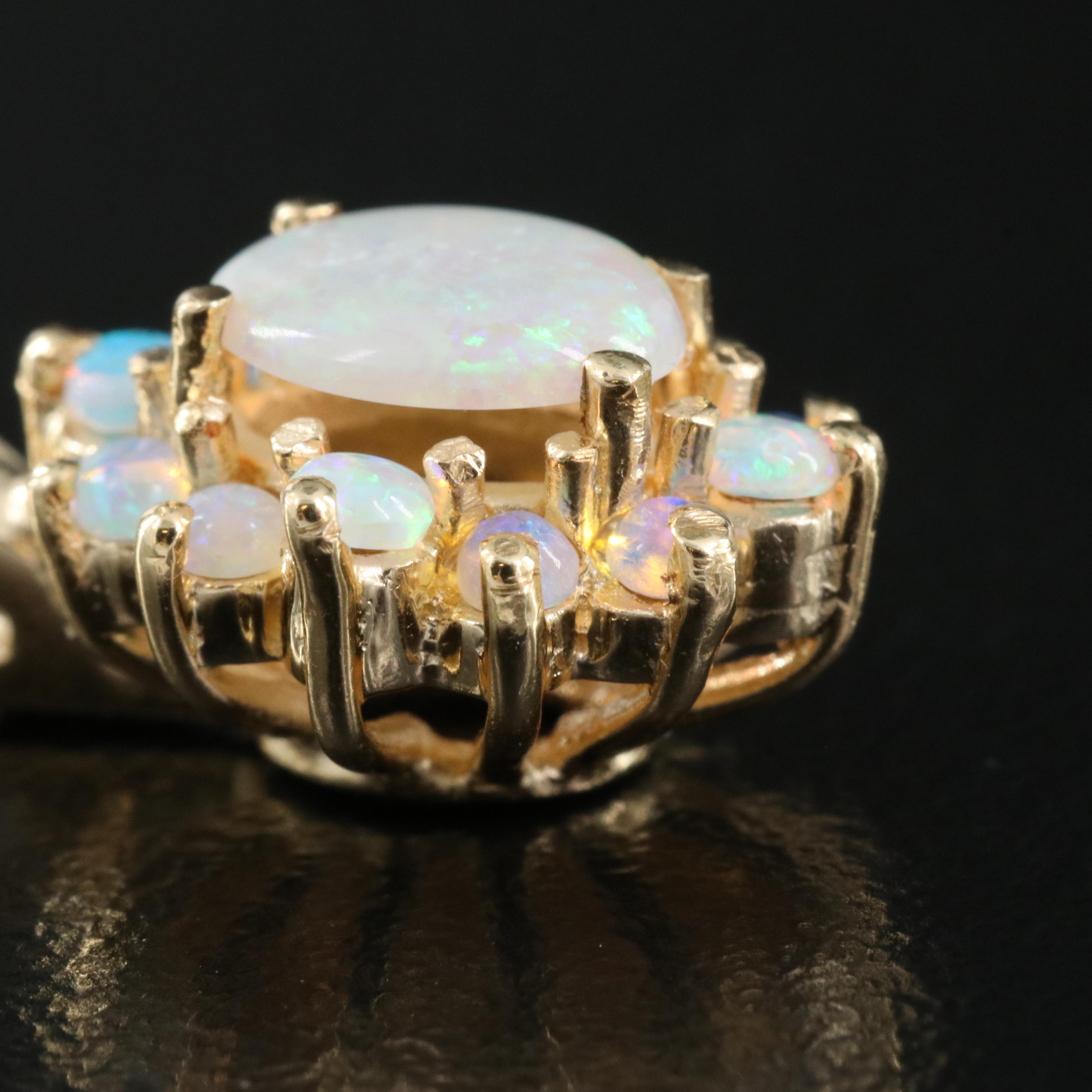 14K Opal Pendant