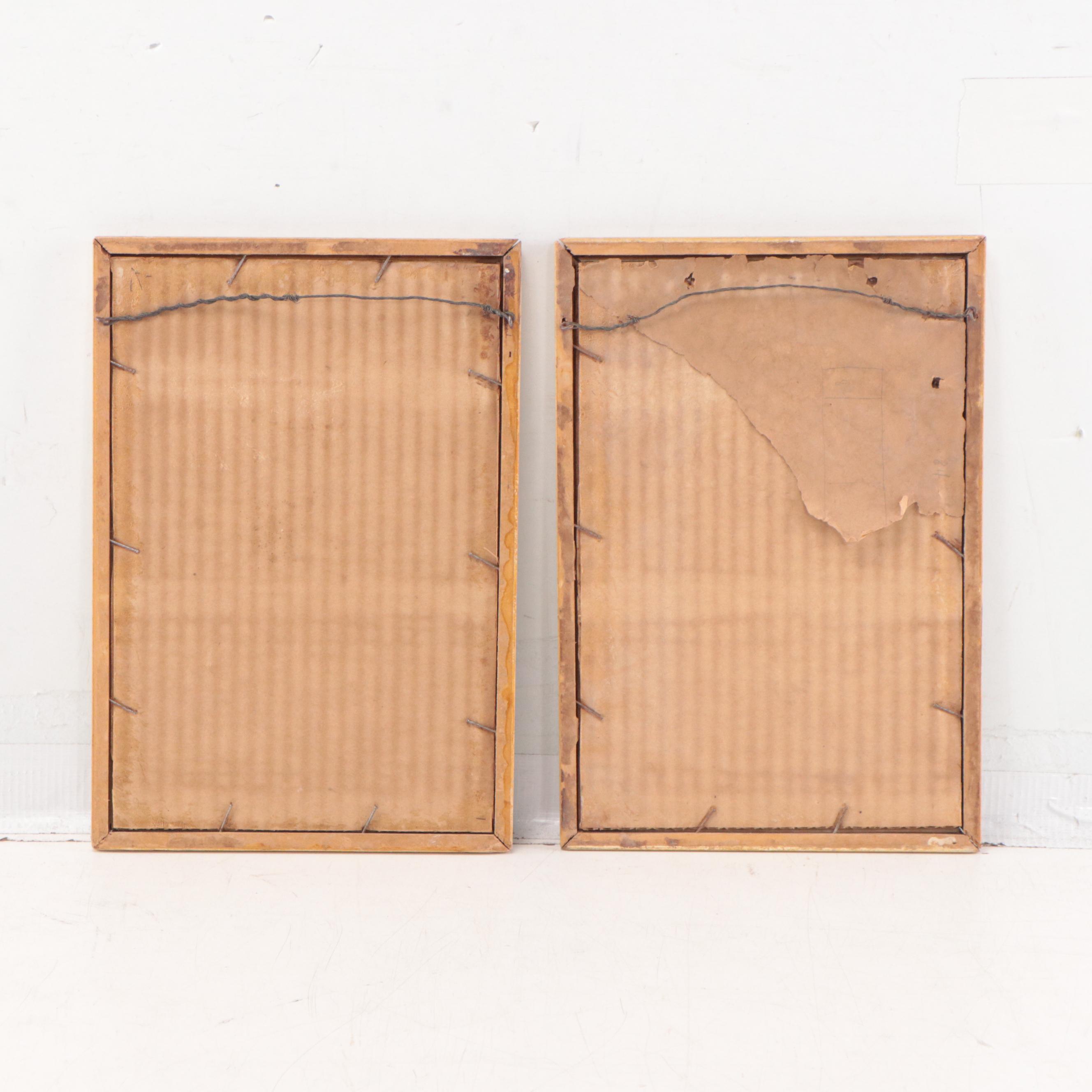 Offset Lithographs After Cyrus L. Baldridge of East Asian River Scenes