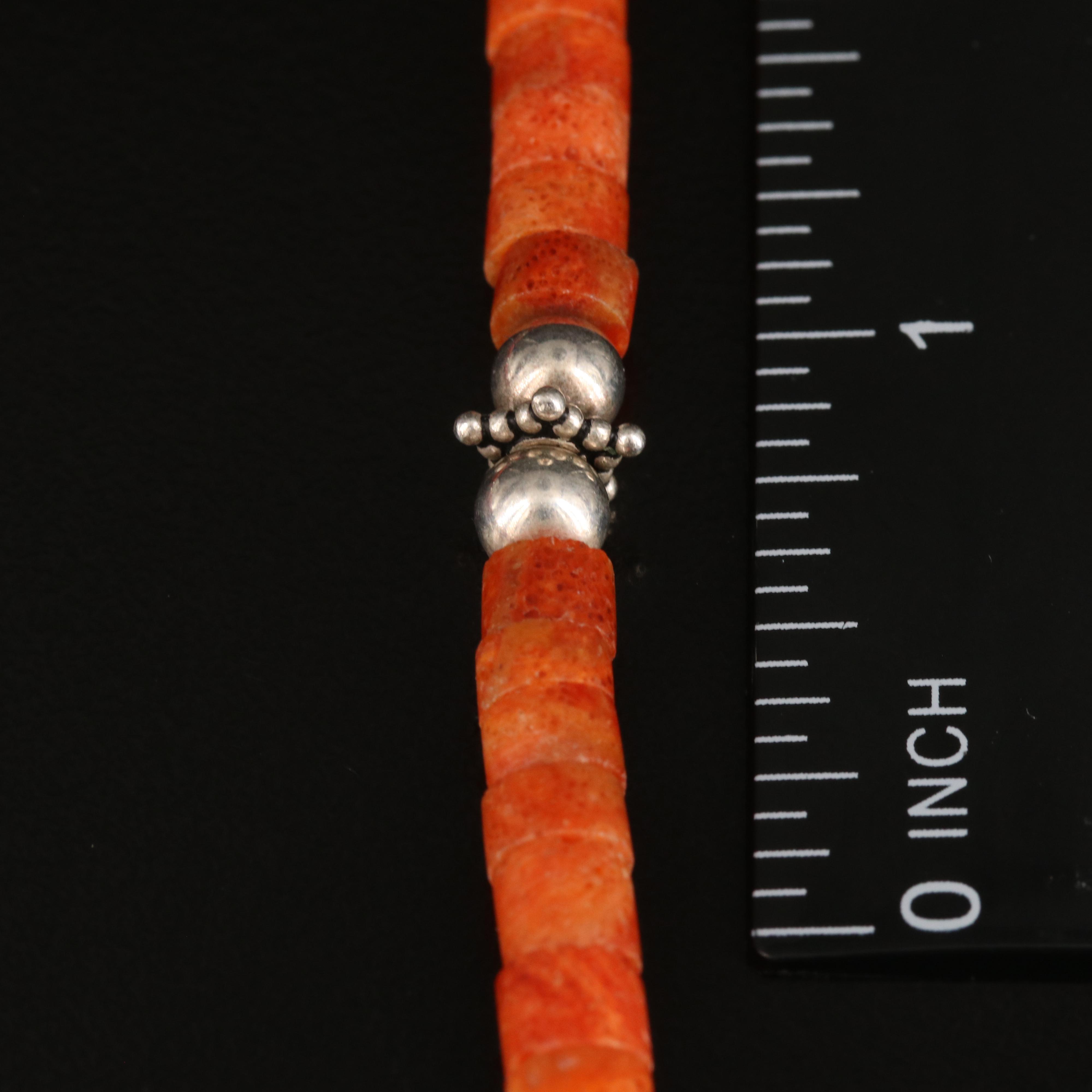 Sterling Coral Necklace