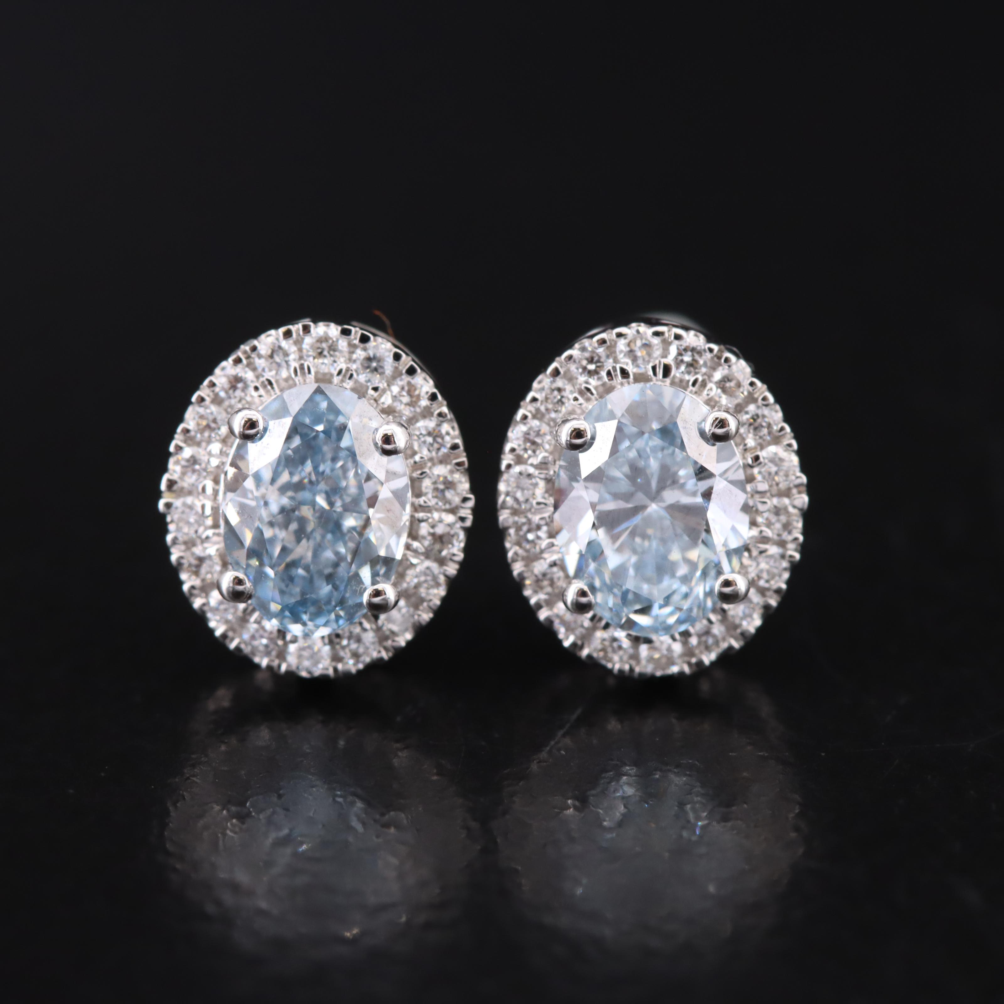 14K 1.15 CTW Lab Grown Diamond Stud Earrings