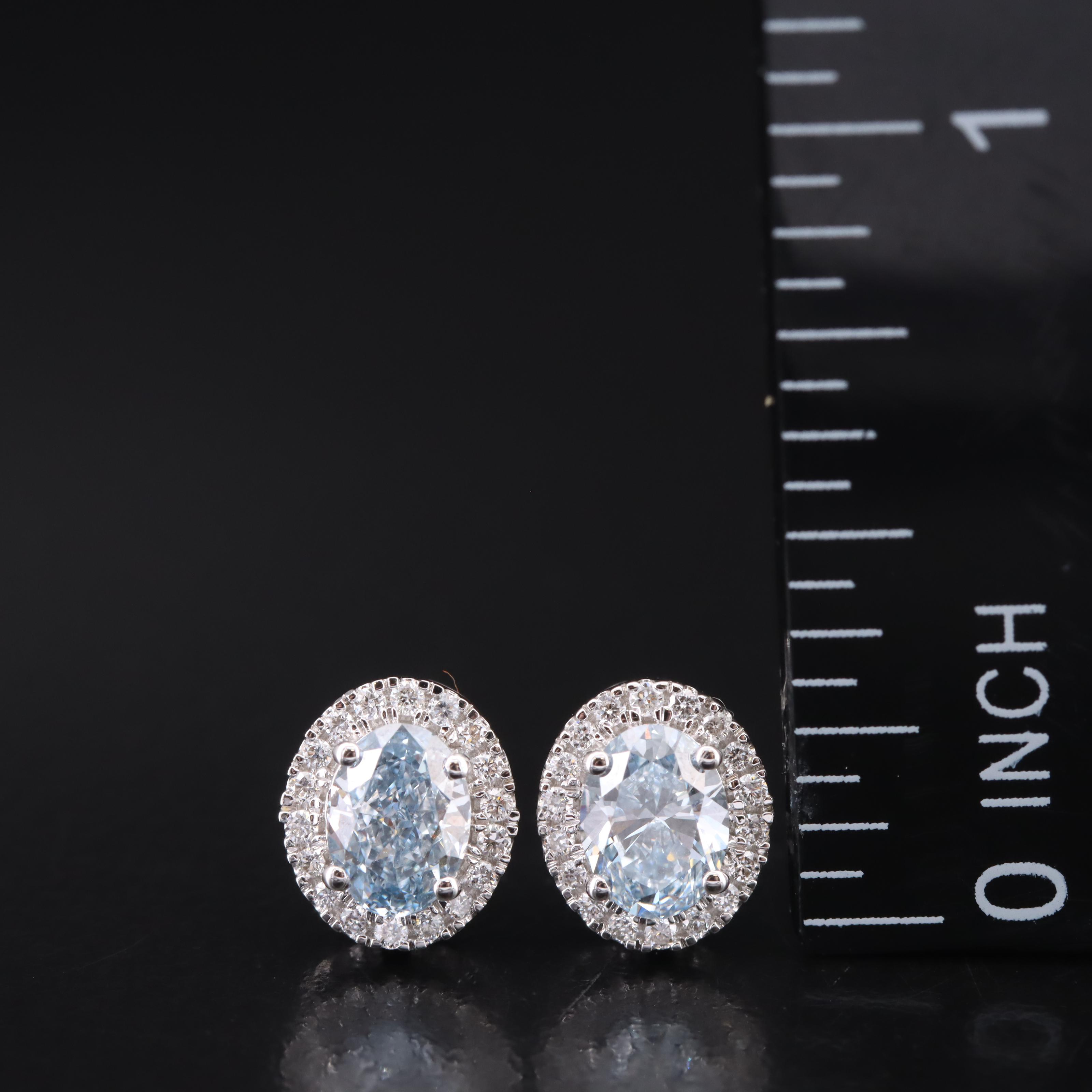 14K 1.15 CTW Lab Grown Diamond Stud Earrings
