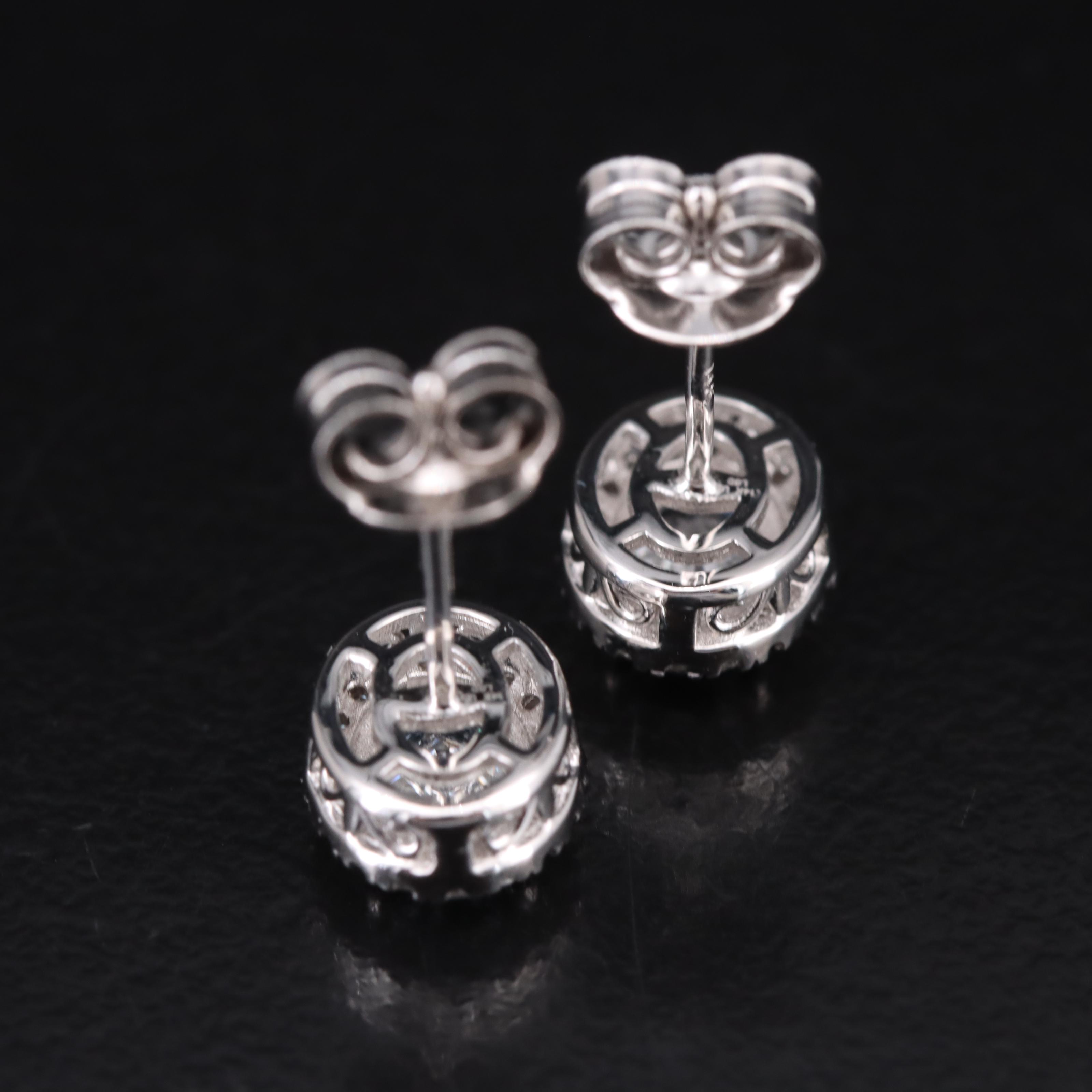 14K 1.15 CTW Lab Grown Diamond Stud Earrings