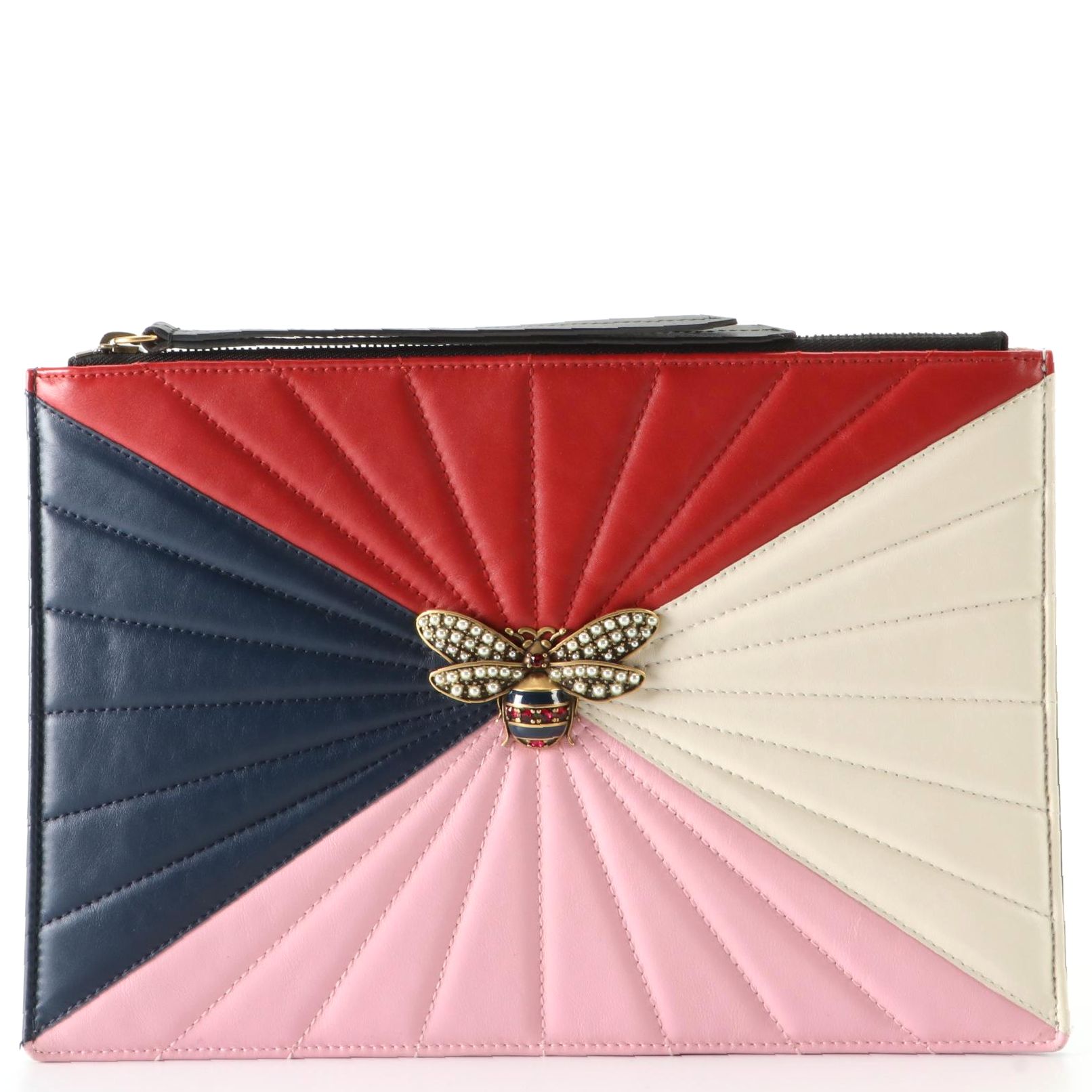 Gucci Queen Margaret Matelassé Leather Pouch