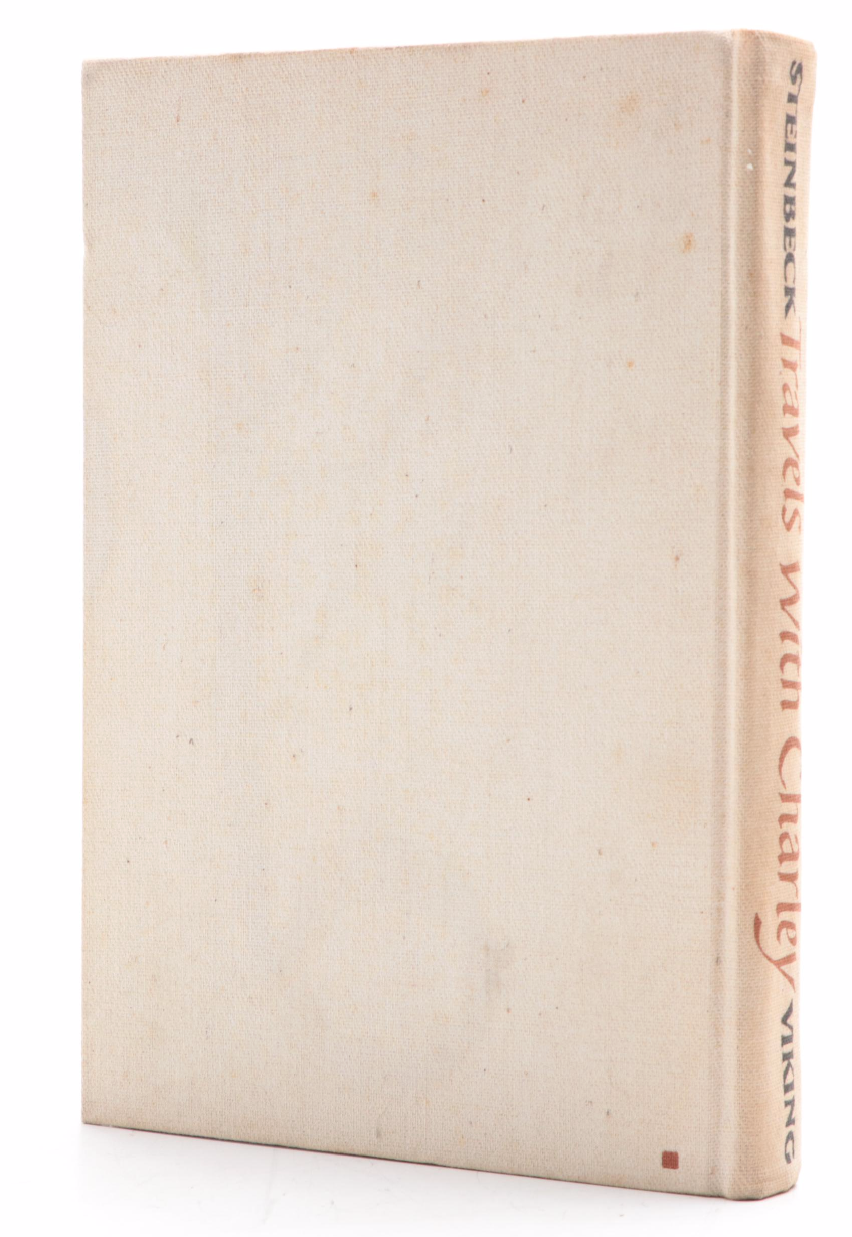 Book Club Edition "Travels with Charley" by John Steinbeck, 1962