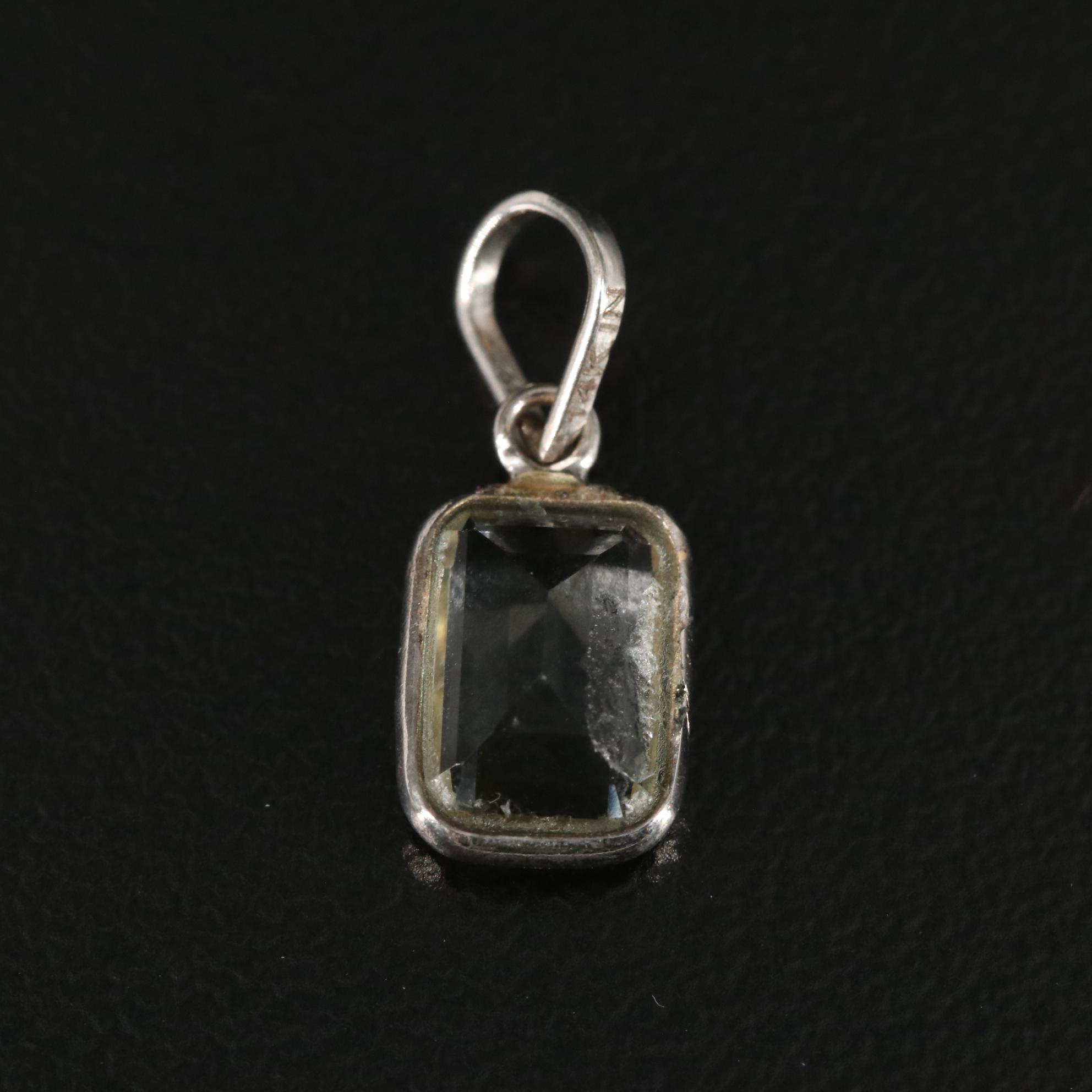 14K Prasiolite Pendant