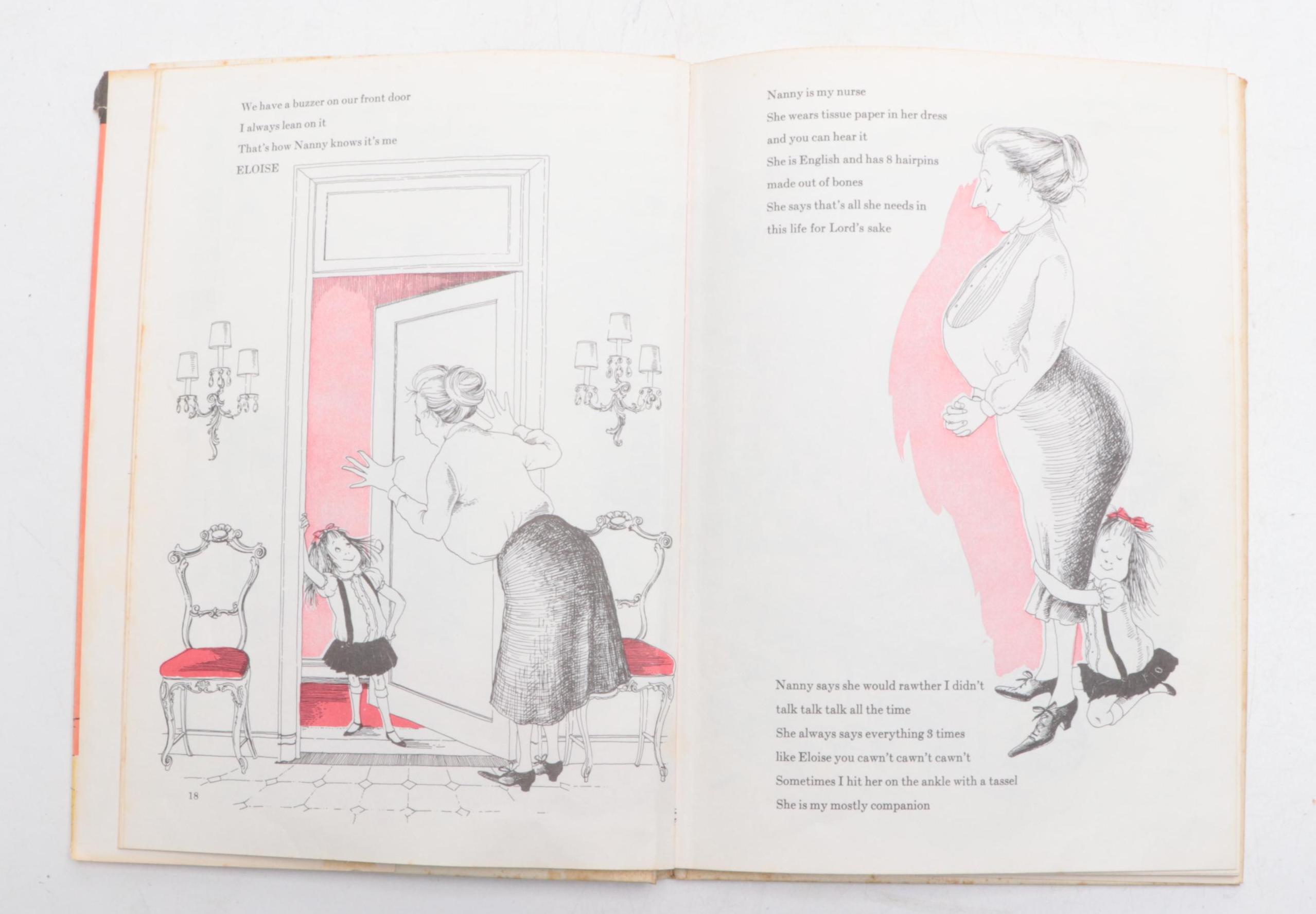 Hilary Knight Illustrated "Eloise" by Kay Thompson, 1969