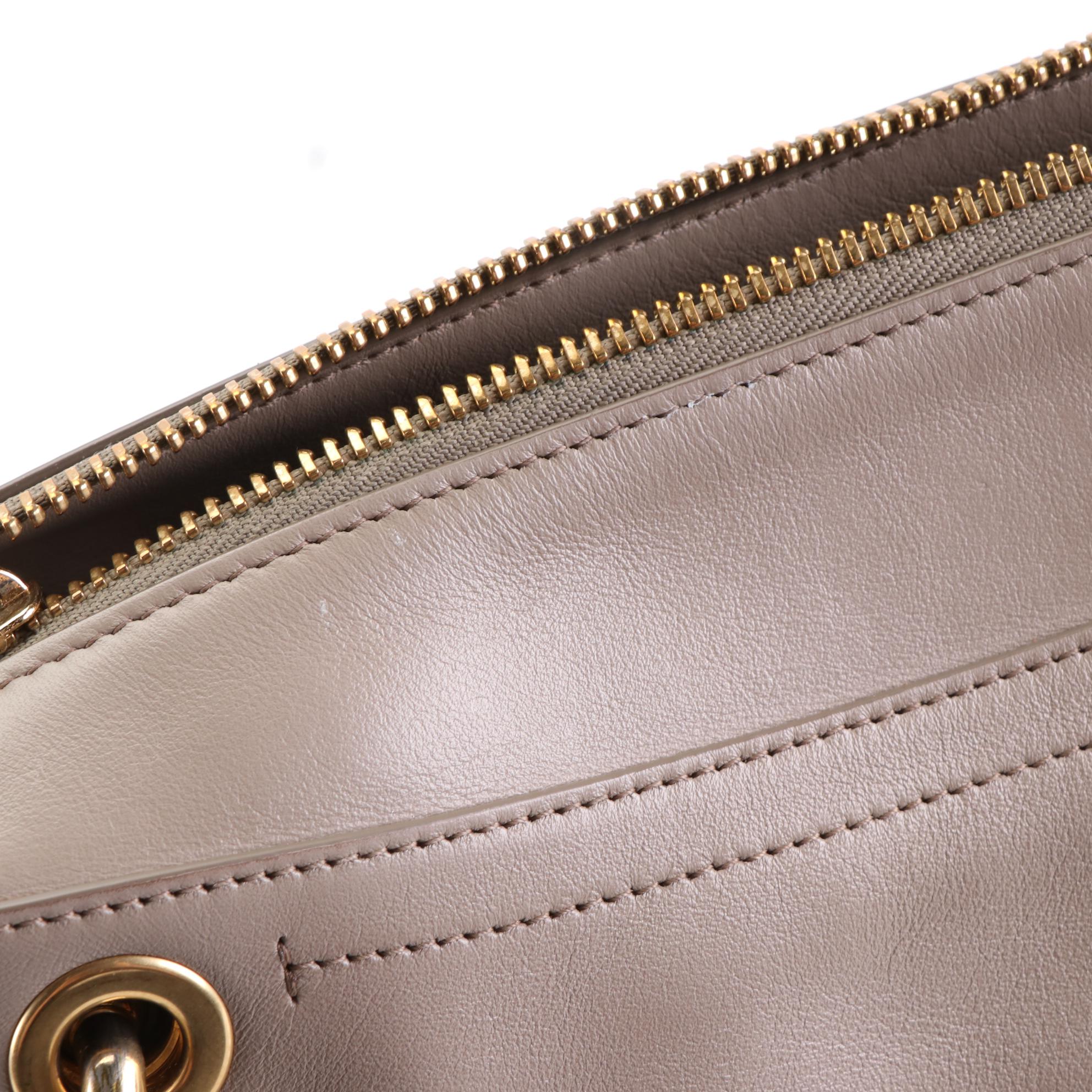 Chloé Roy Medium Shoulder Bag in Suede and Leather