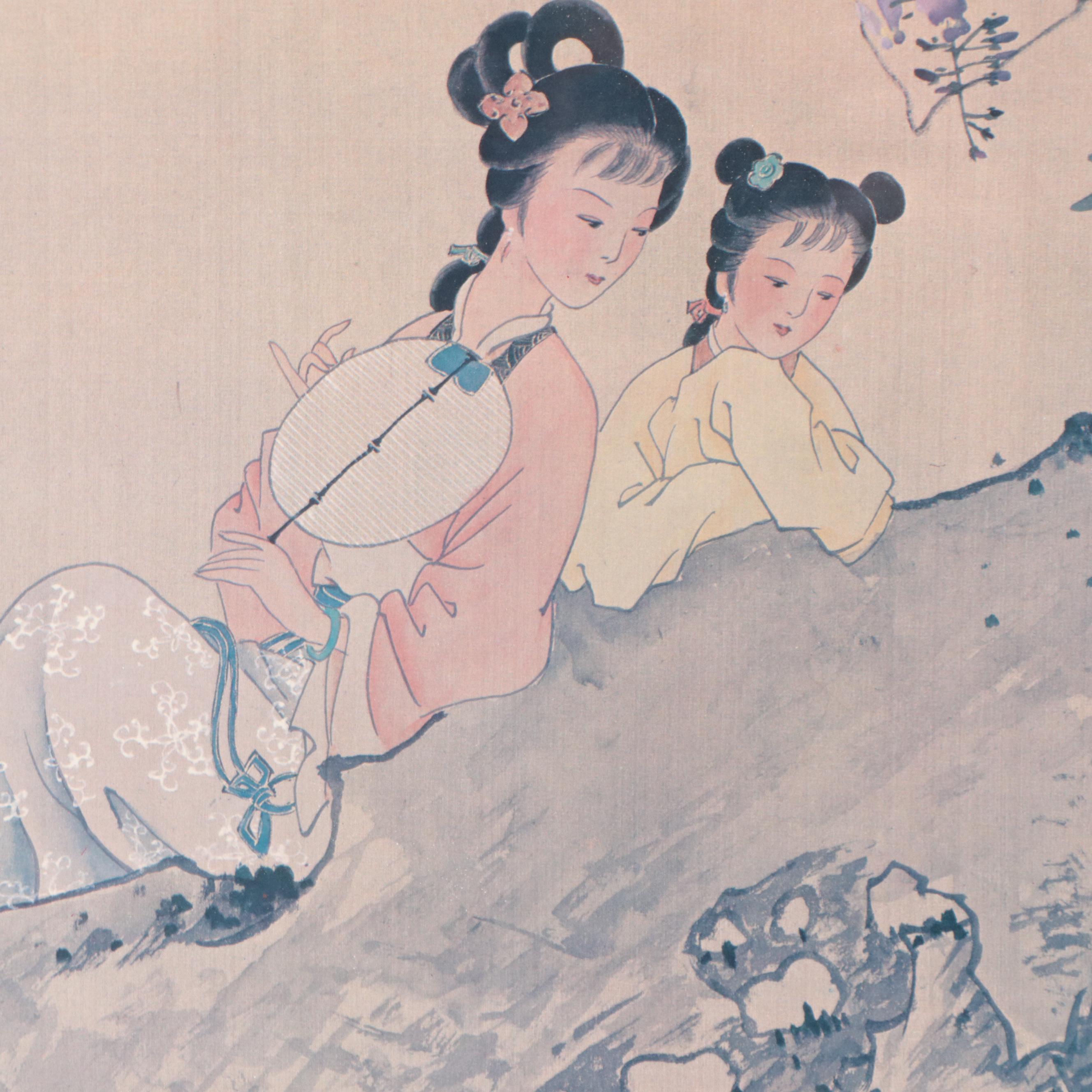 Offset Lithographs of Japanese Scenes, Late 20th Century