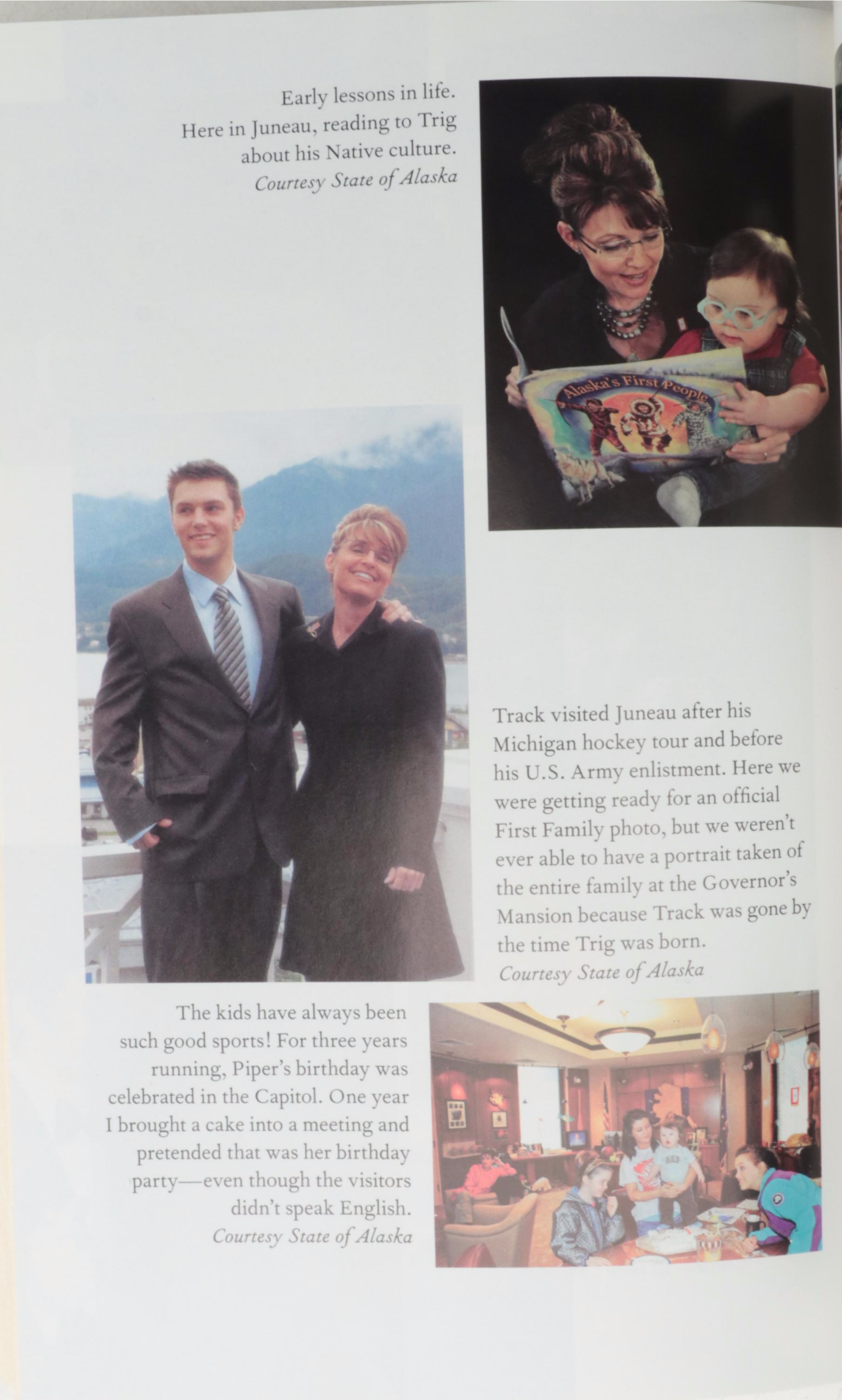 First Edition "Going Rogue: An American Life" by Sarah Palin and Pinbacks