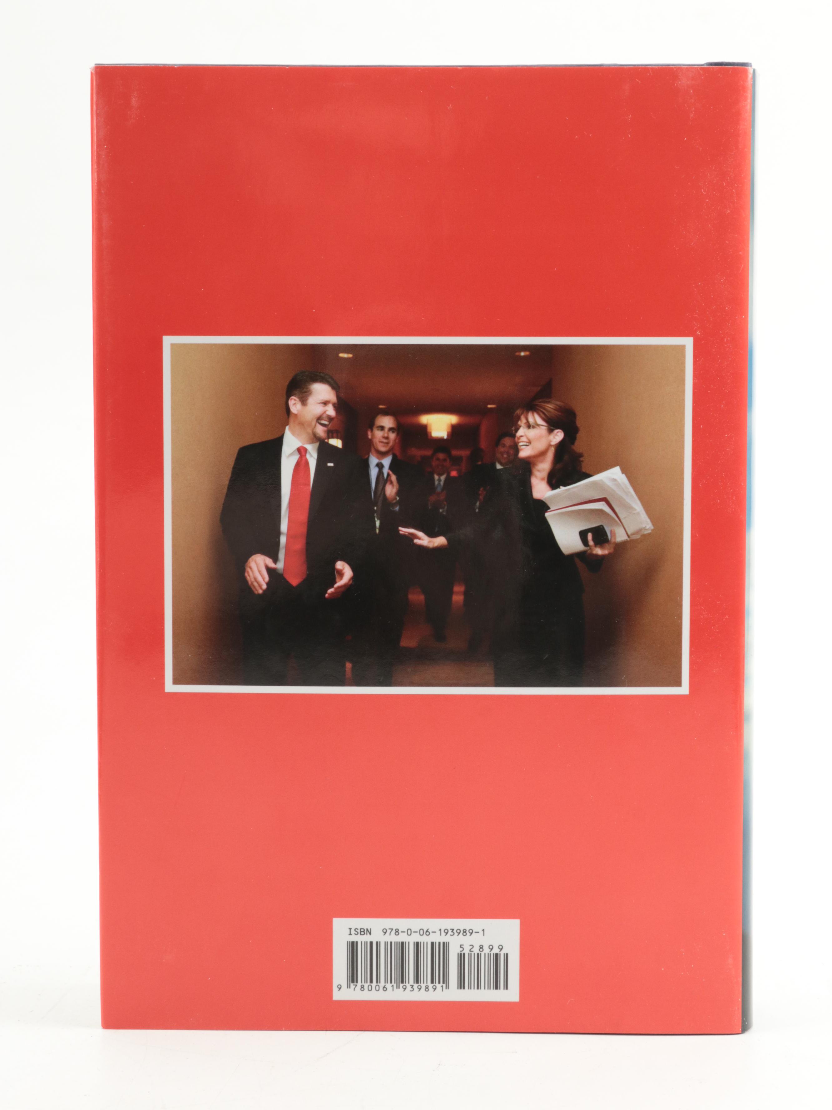 First Edition "Going Rogue: An American Life" by Sarah Palin and Pinbacks