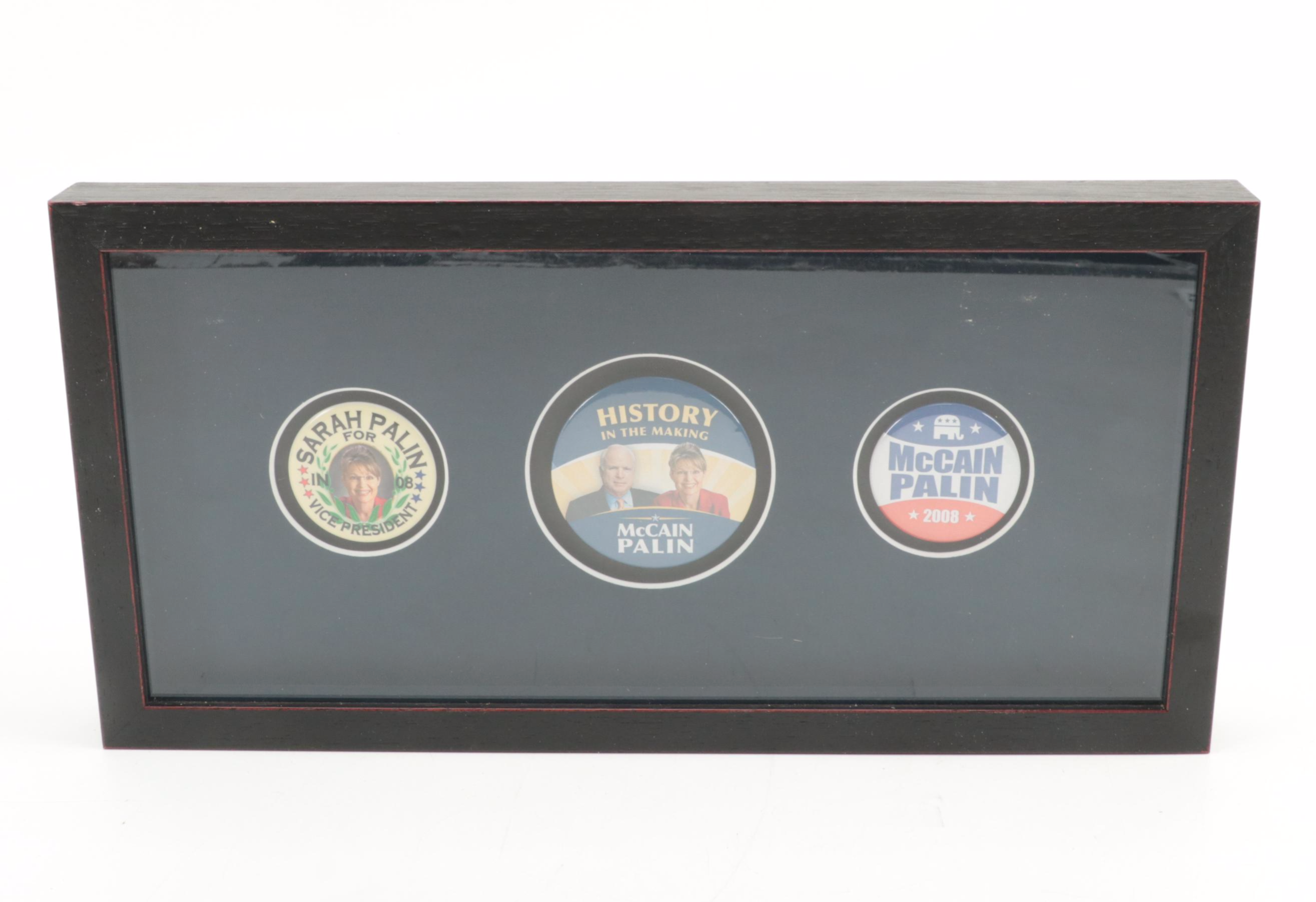 First Edition "Going Rogue: An American Life" by Sarah Palin and Pinbacks