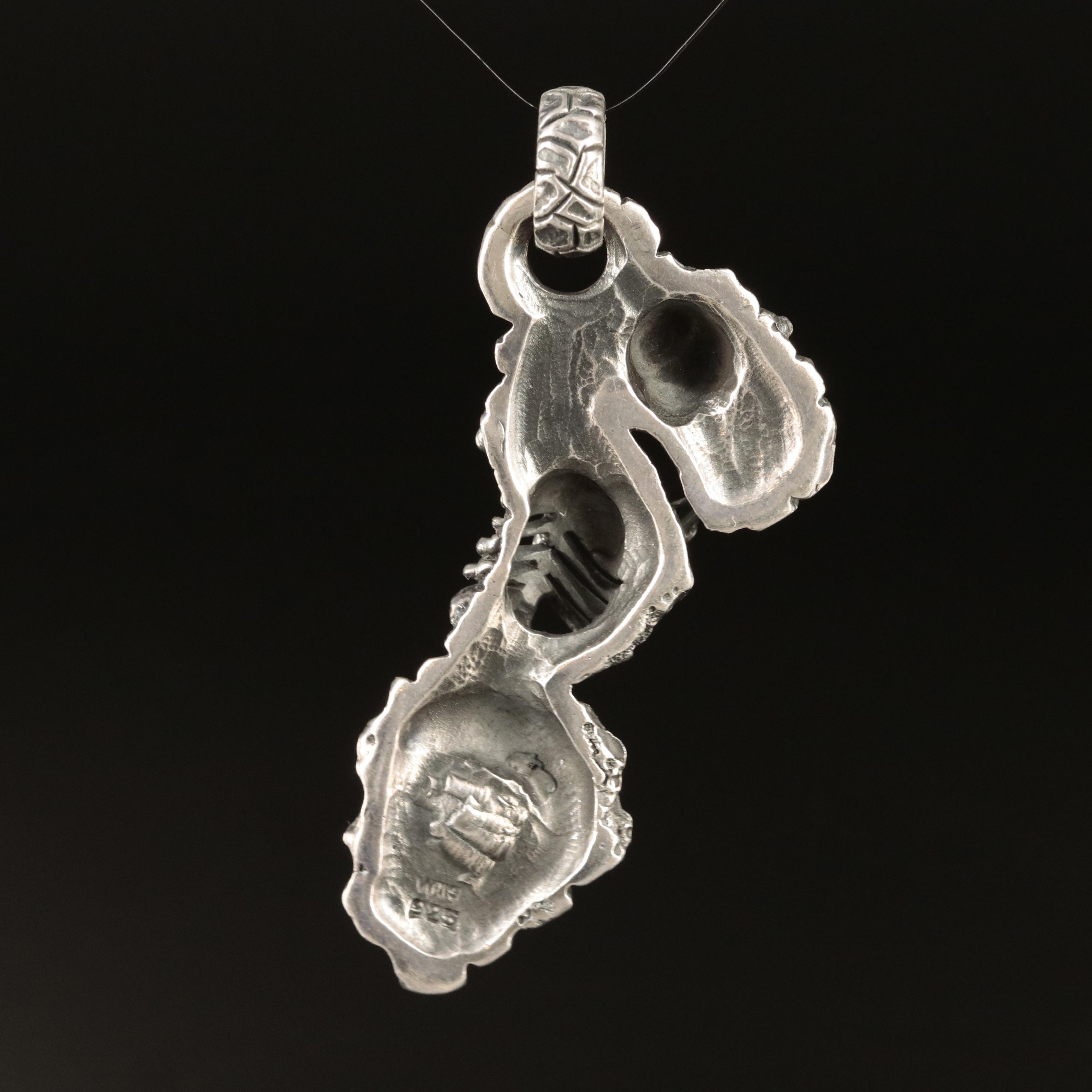 Sterling Skeleton Pendant