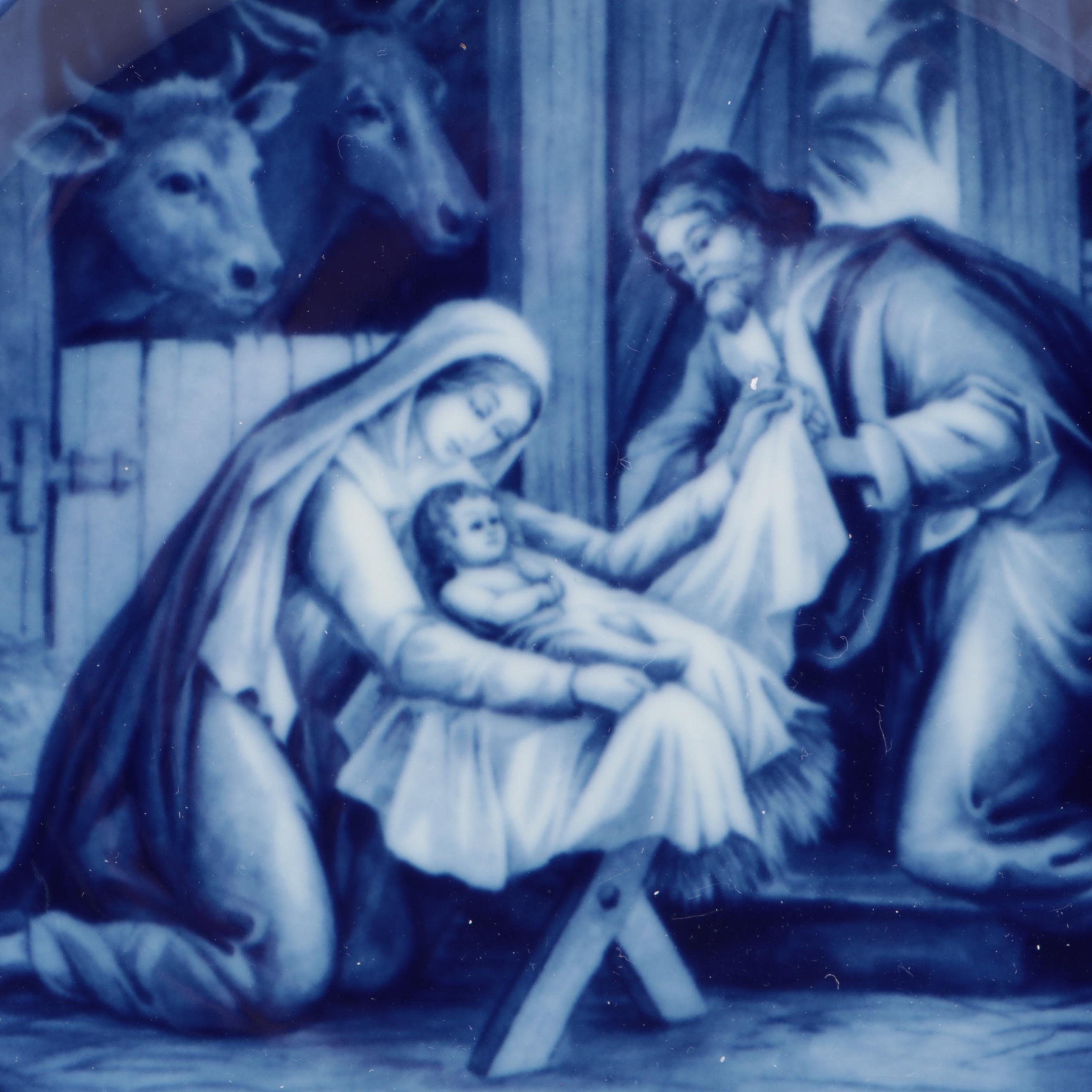 Kaiser and Bing & Grøndahl Porcelain Christmas Annual Plates, 1973