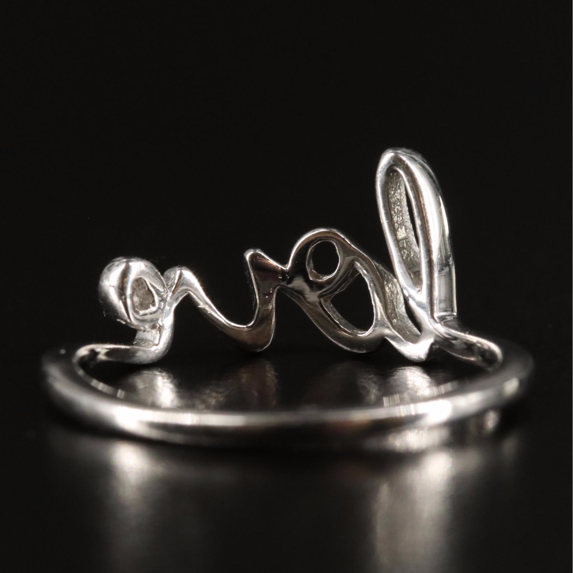 Sterling "Love" Ring