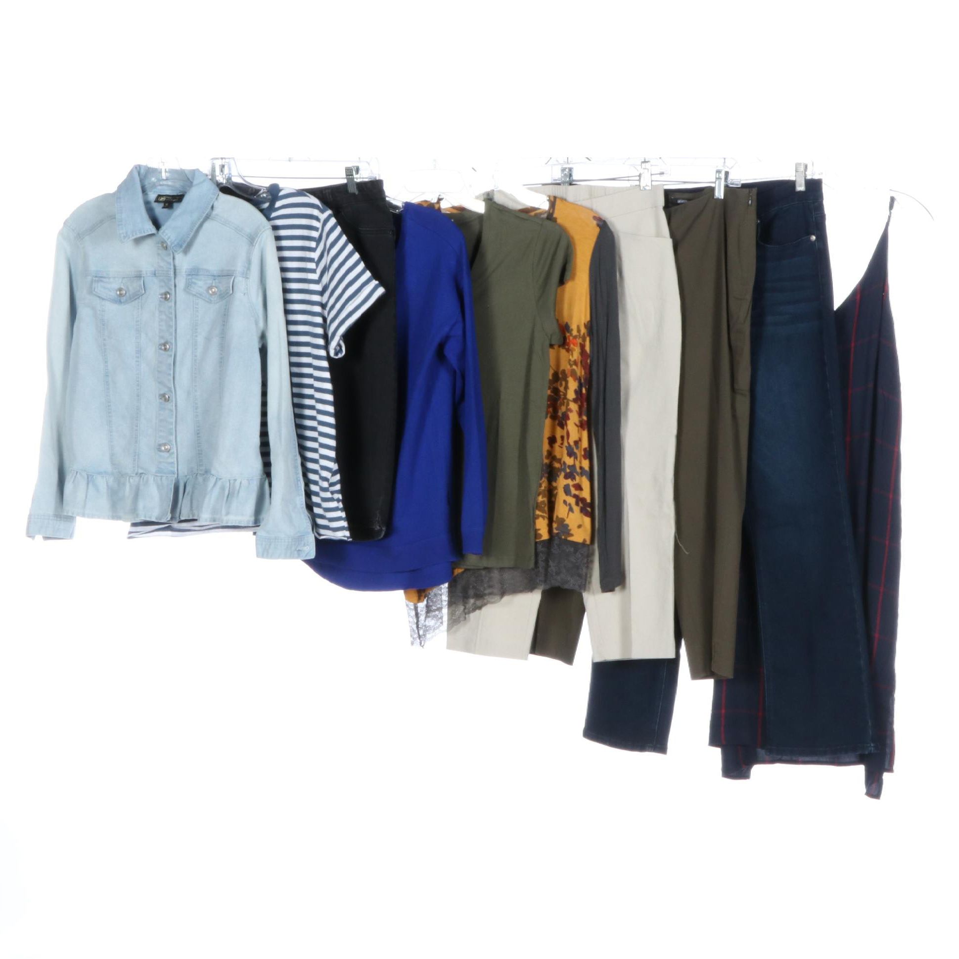 Layfayette 148 Crop Pants, Rails Slip Dress, and Other Casual Separates