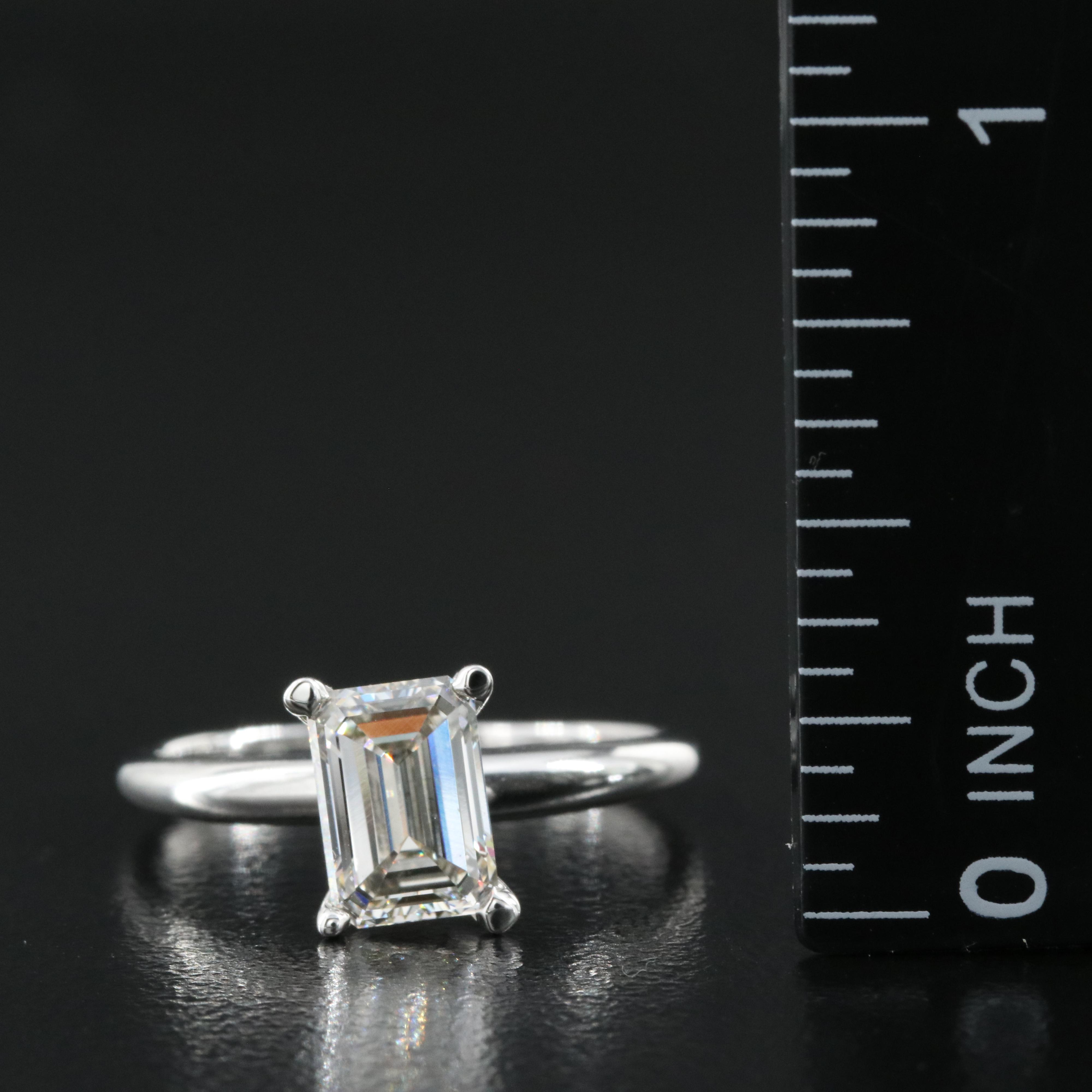 14K 1.41 CT Lab Grown Diamond Solitaire Ring