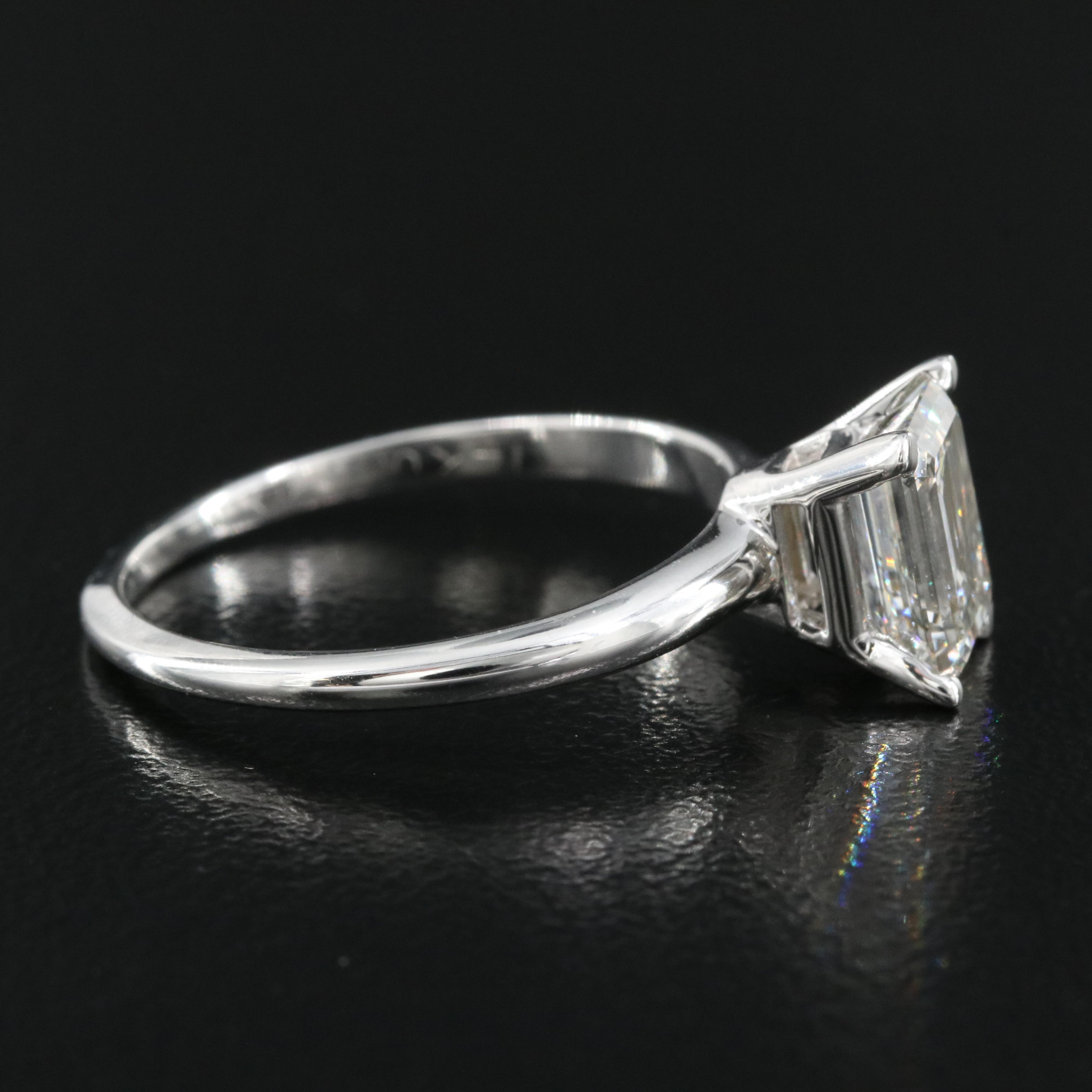 14K 1.41 CT Lab Grown Diamond Solitaire Ring