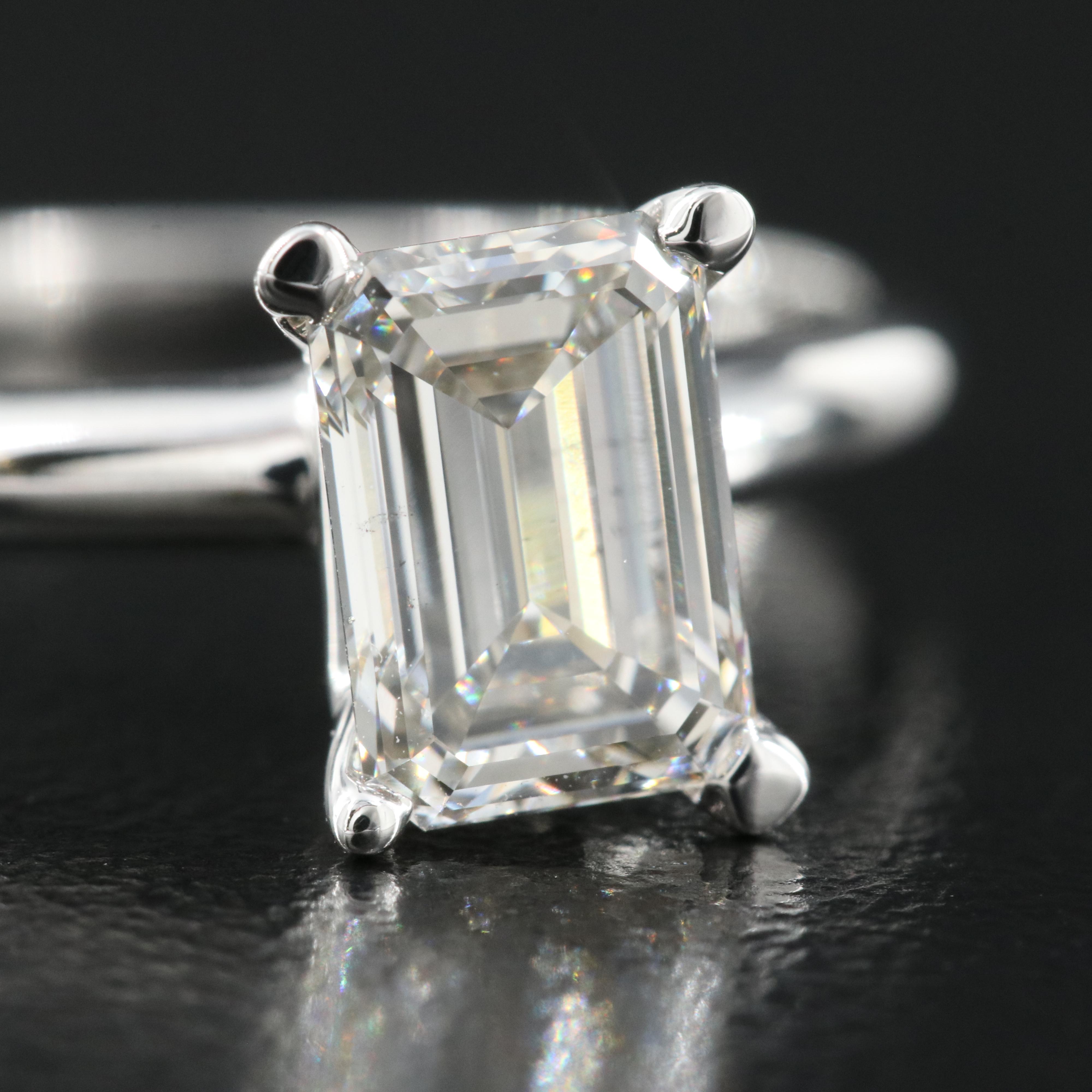 14K 1.41 CT Lab Grown Diamond Solitaire Ring