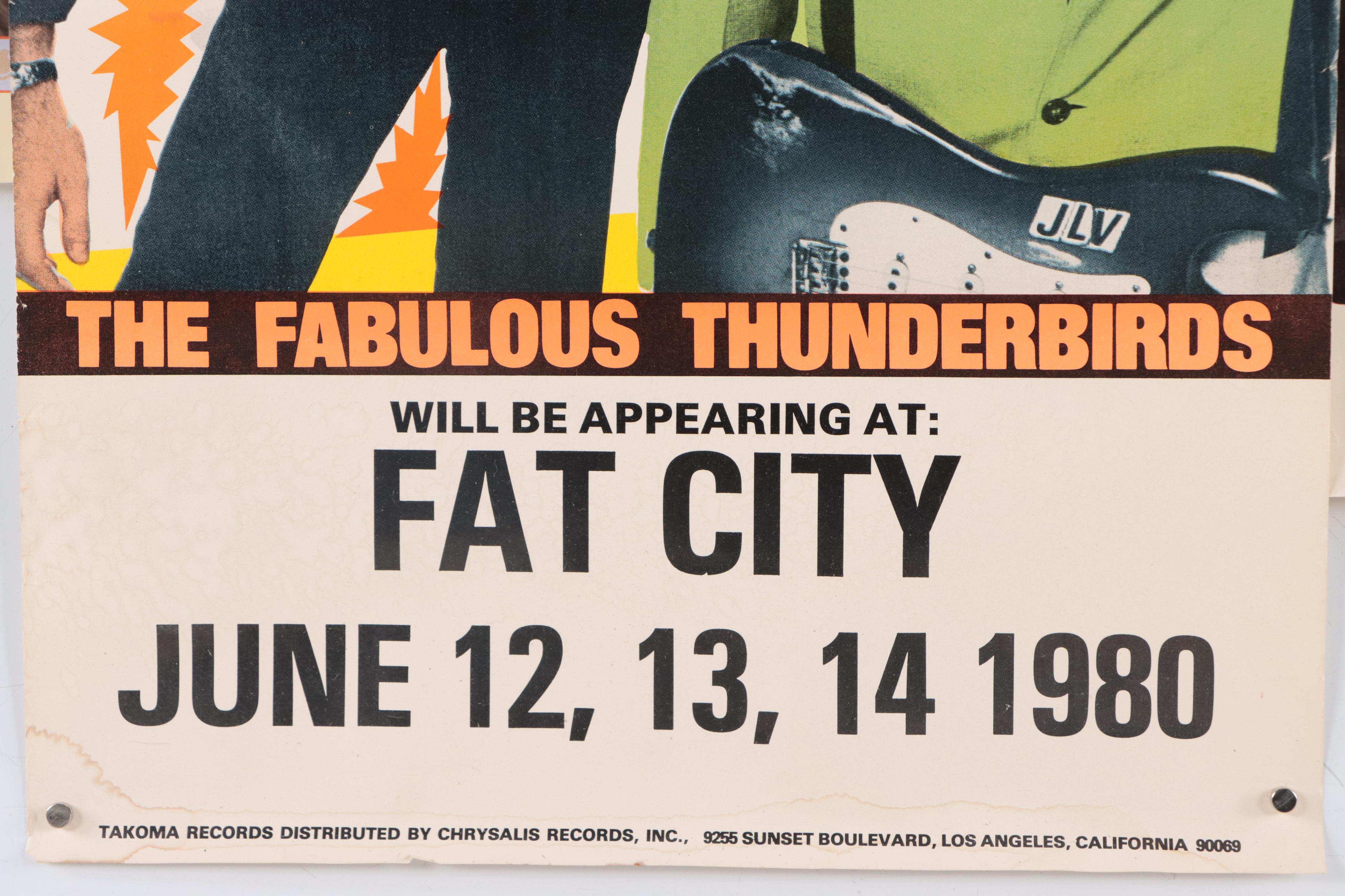 Bruce Springsteen and the E Street Band, K. D. Lang and Other Posters, 1980s