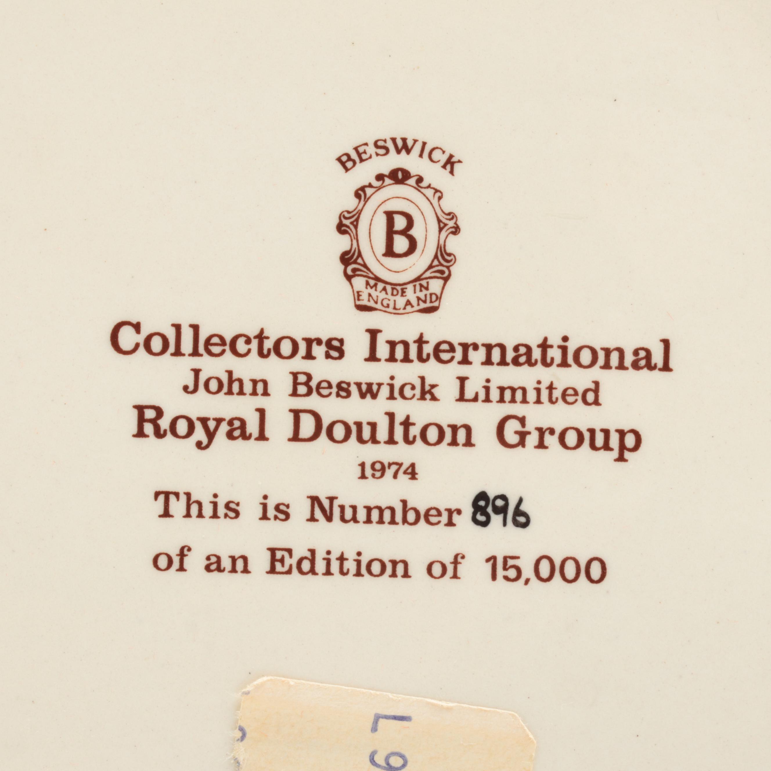 Royal Doulton "A Christmas Carol" Ceramic Tankards and Ceramic Plate