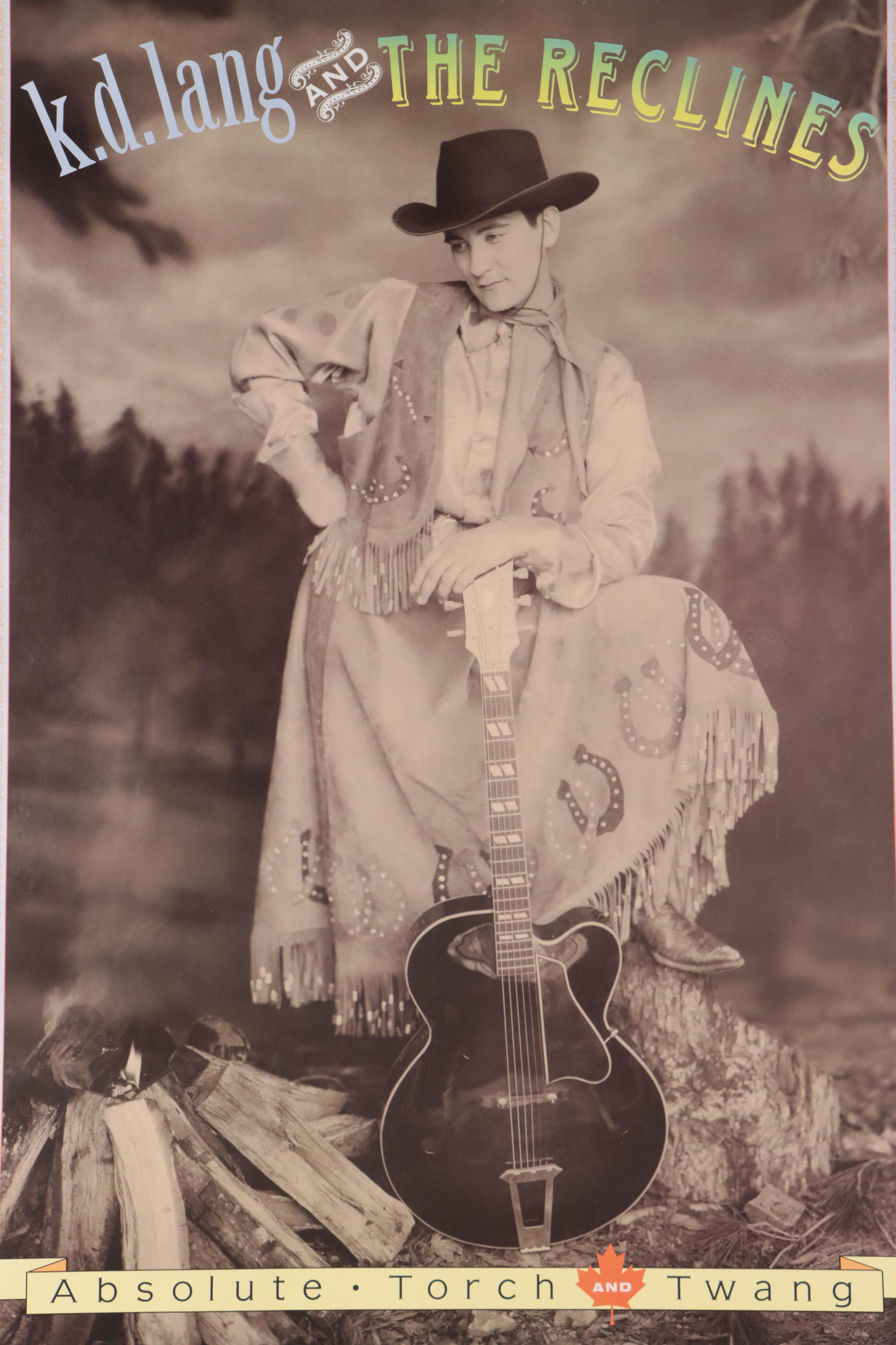 Bruce Springsteen and the E Street Band, K. D. Lang and Other Posters, 1980s