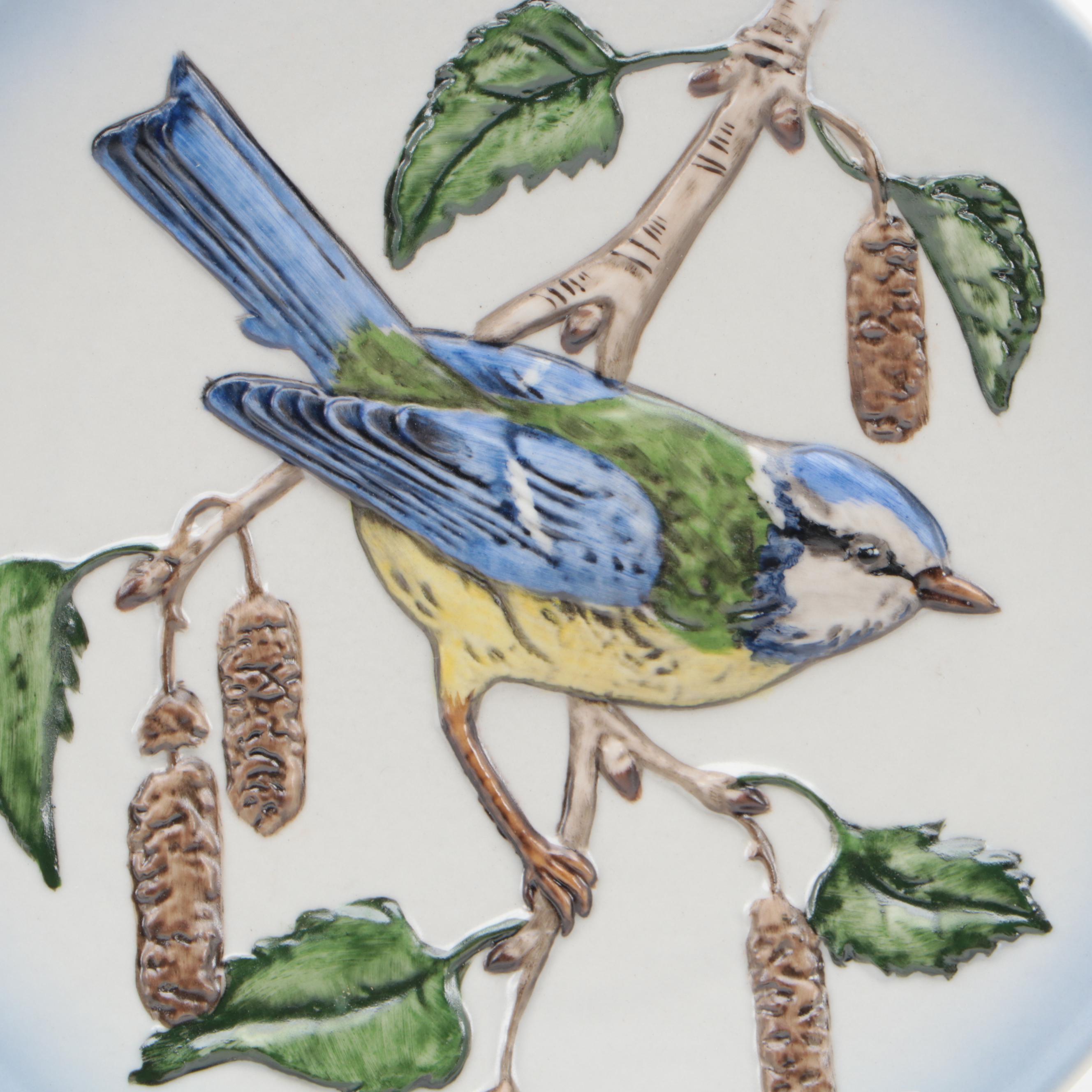 Goebel "Wildlife" First and Second Edition Bas Relief Porcelain Collector Plates