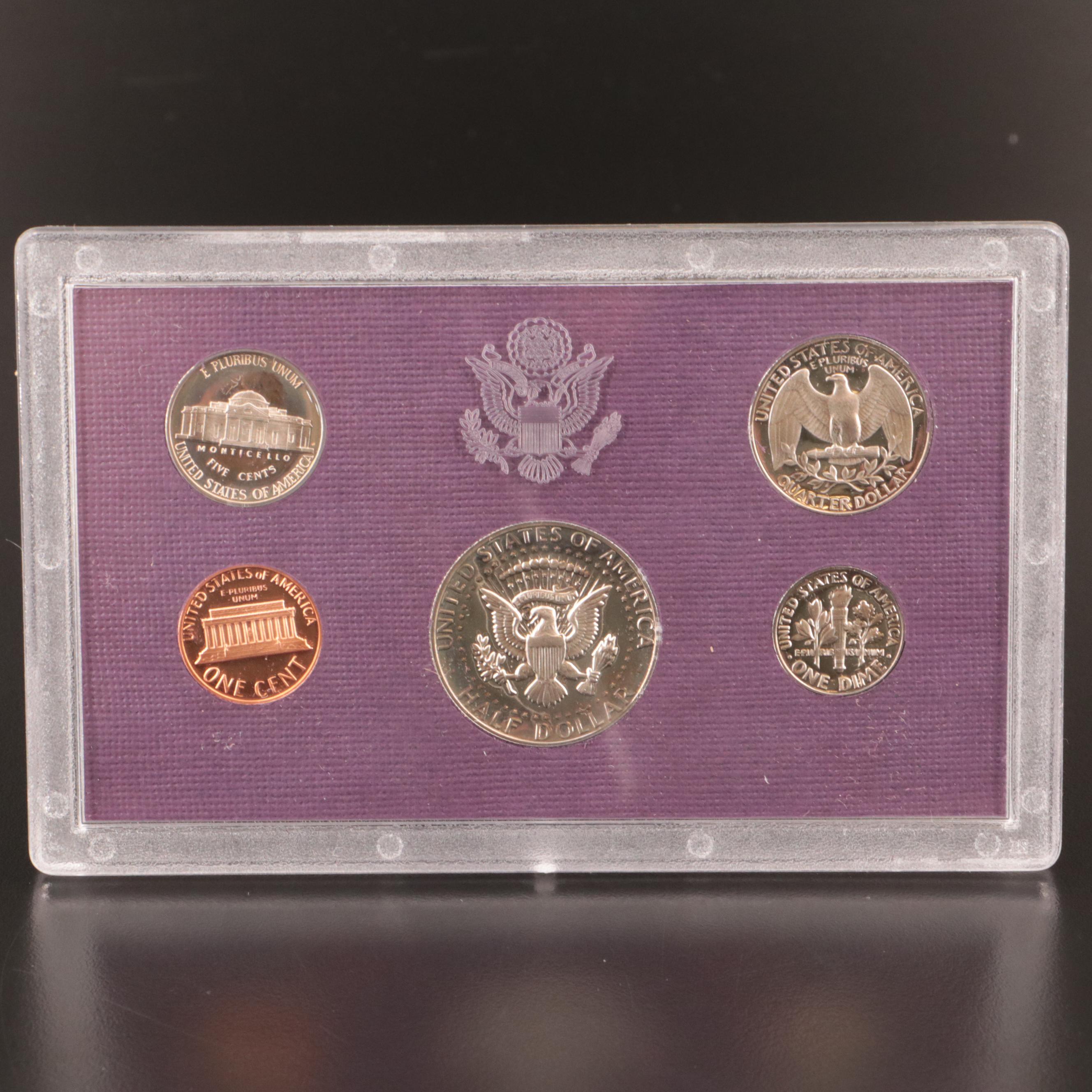Twenty-Eight U.S. Mint Proof Sets, 1974–2002
