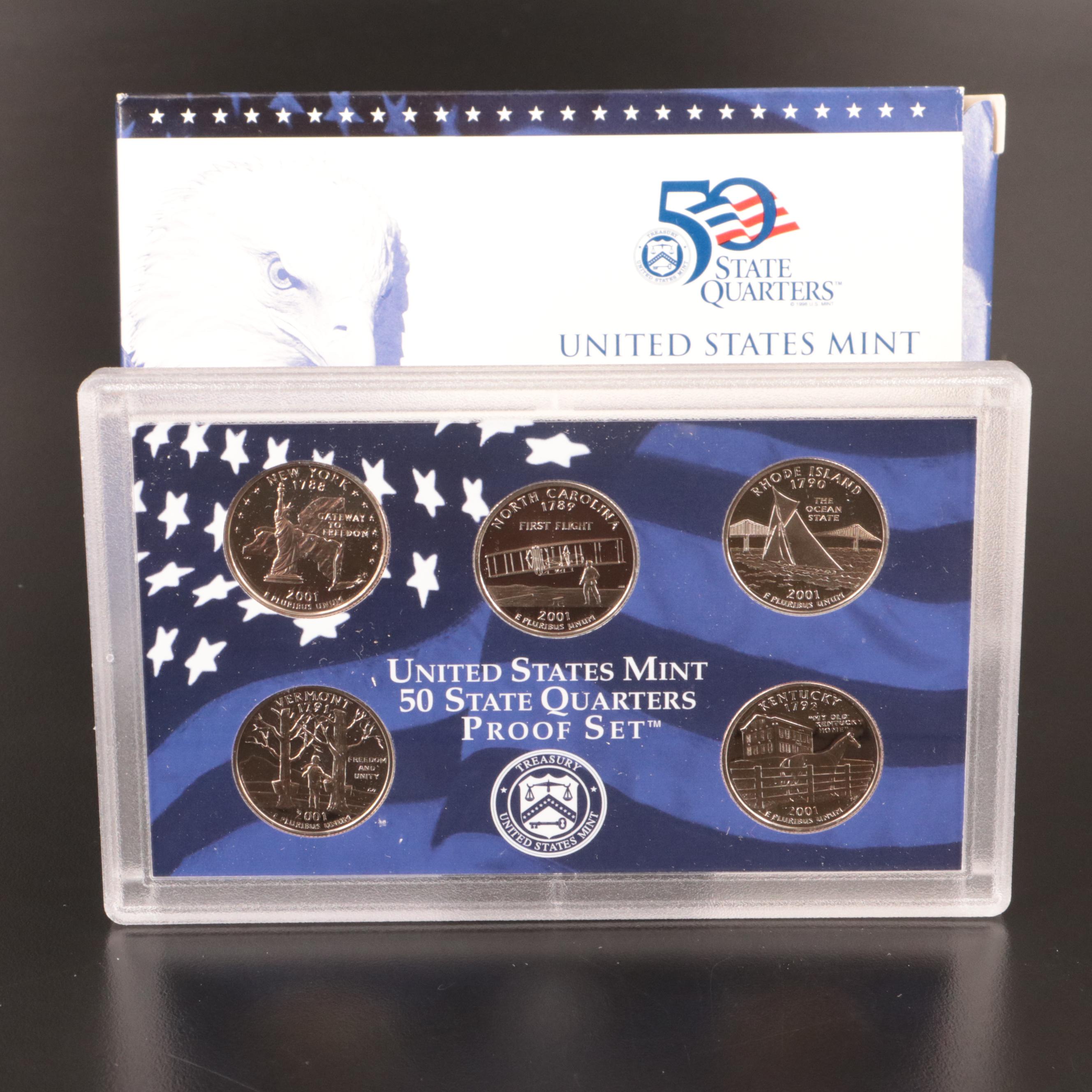 Twenty-Eight U.S. Mint Proof Sets, 1974–2002