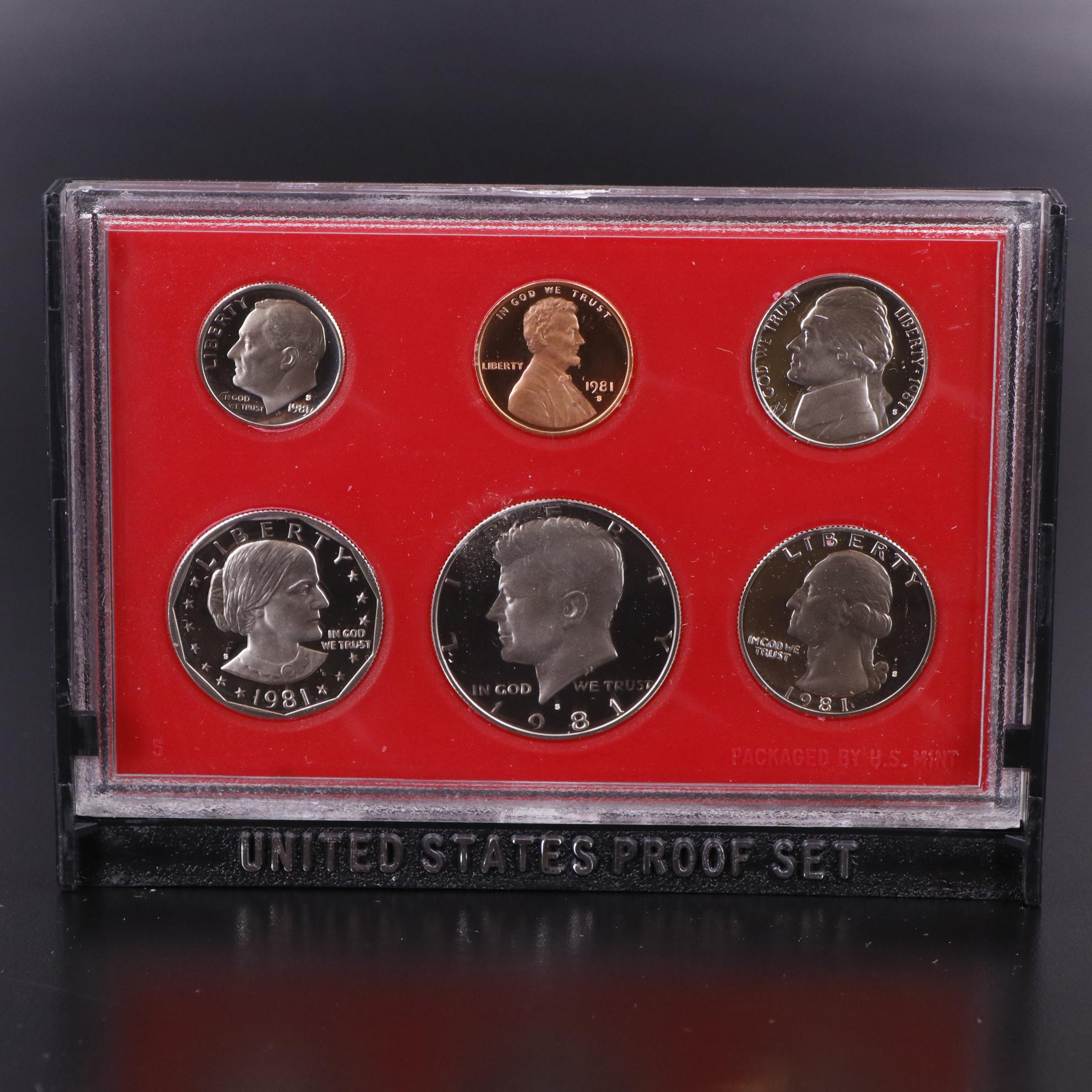 Twenty-Eight U.S. Mint Proof Sets, 1974–2002