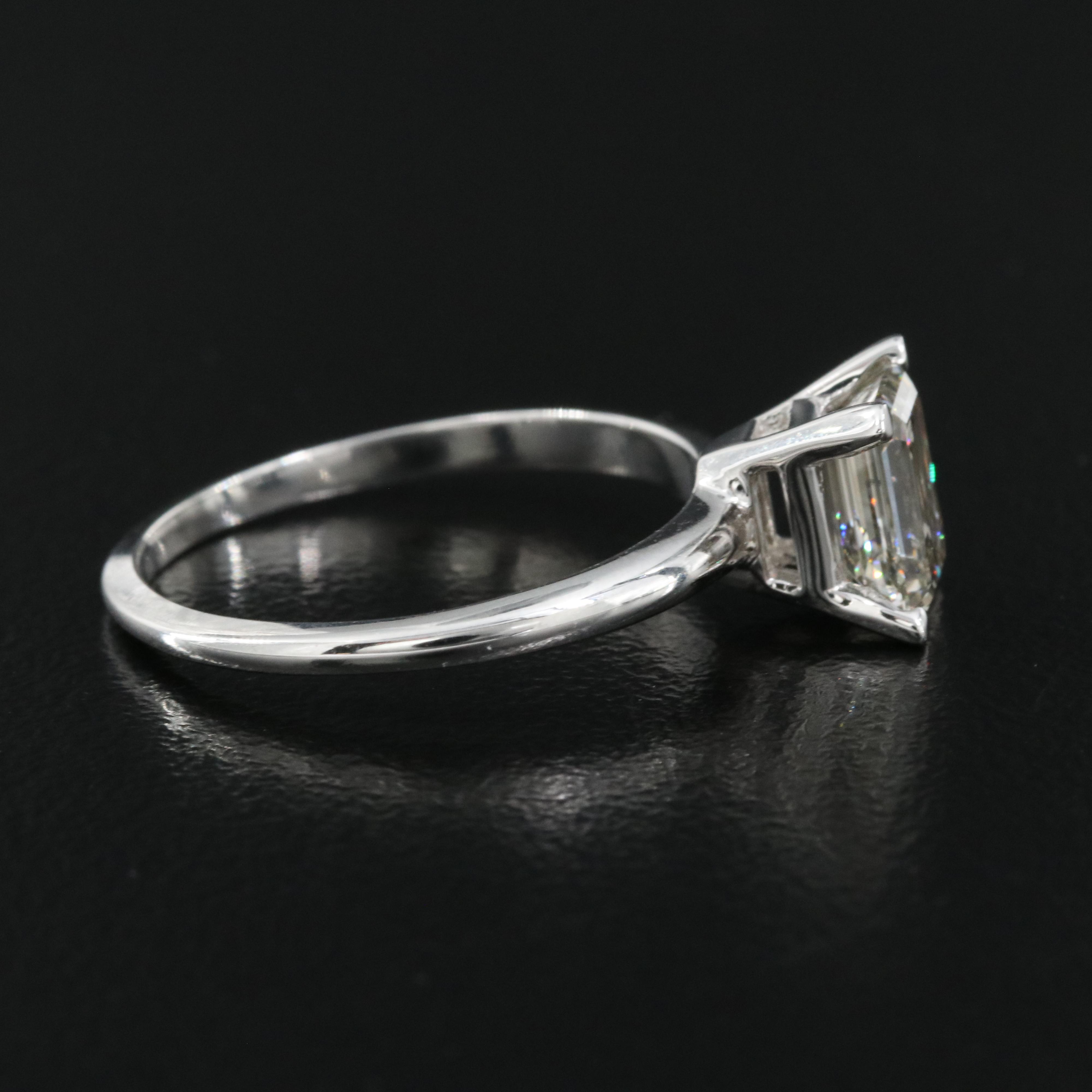 14K 1.26 CT Lab Grown Diamond Solitaire Ring