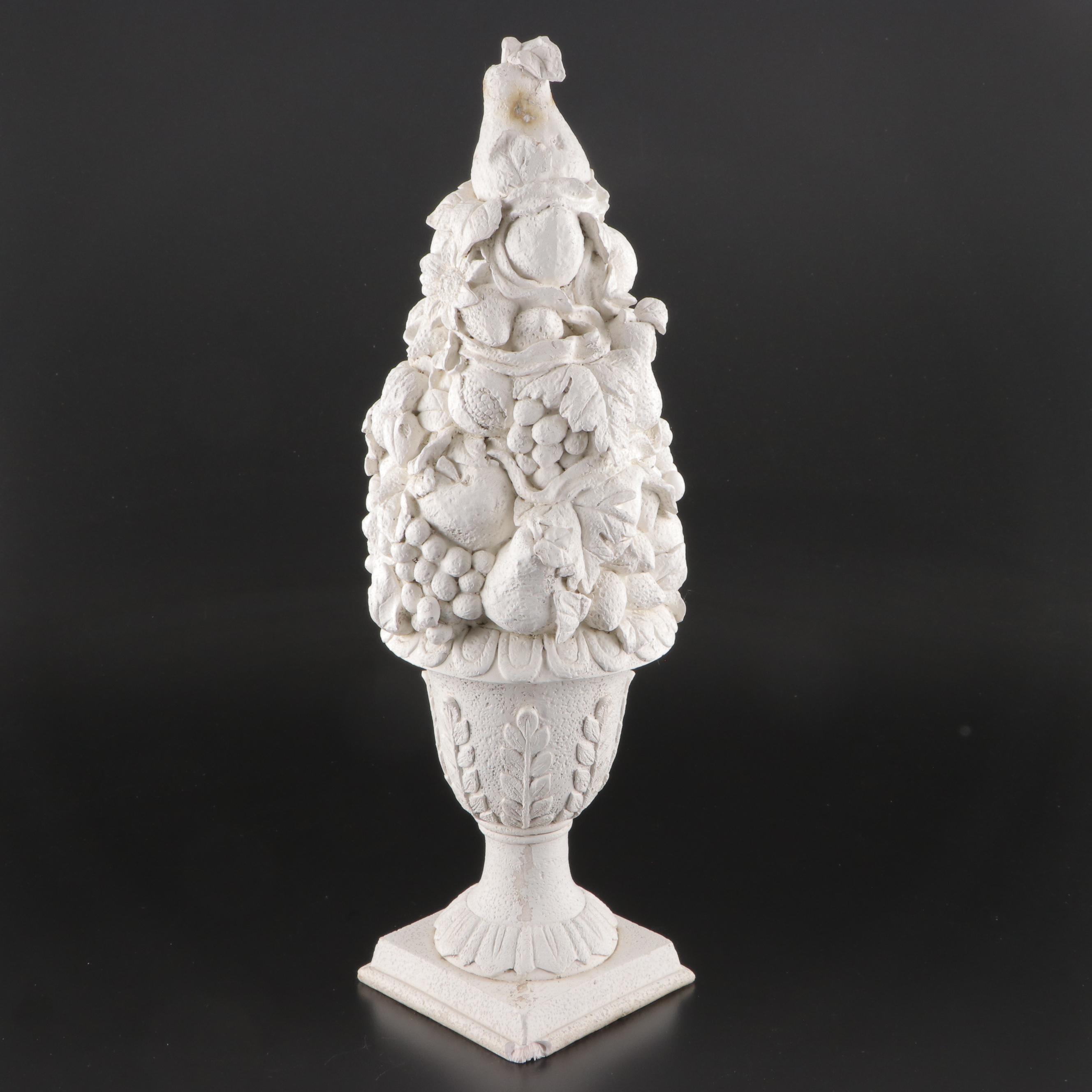 Cast Resin Italianate Style Topiary Table Centerpiece