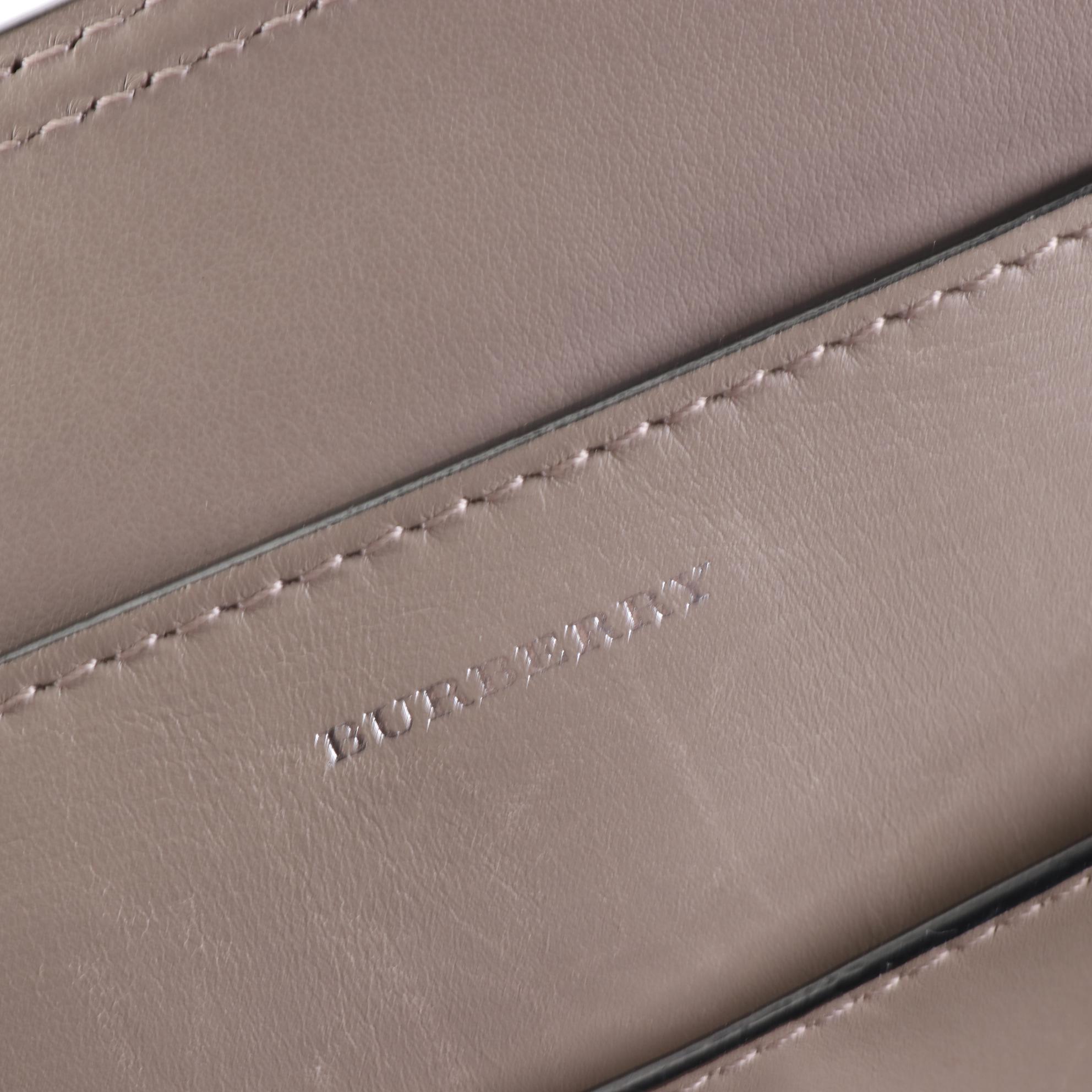 Burberry Belt Tote in Canvas and Leather